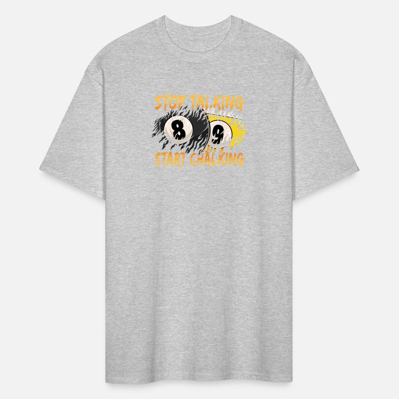 Stop Talking Start Chalking Billiards Cue 8 Ball