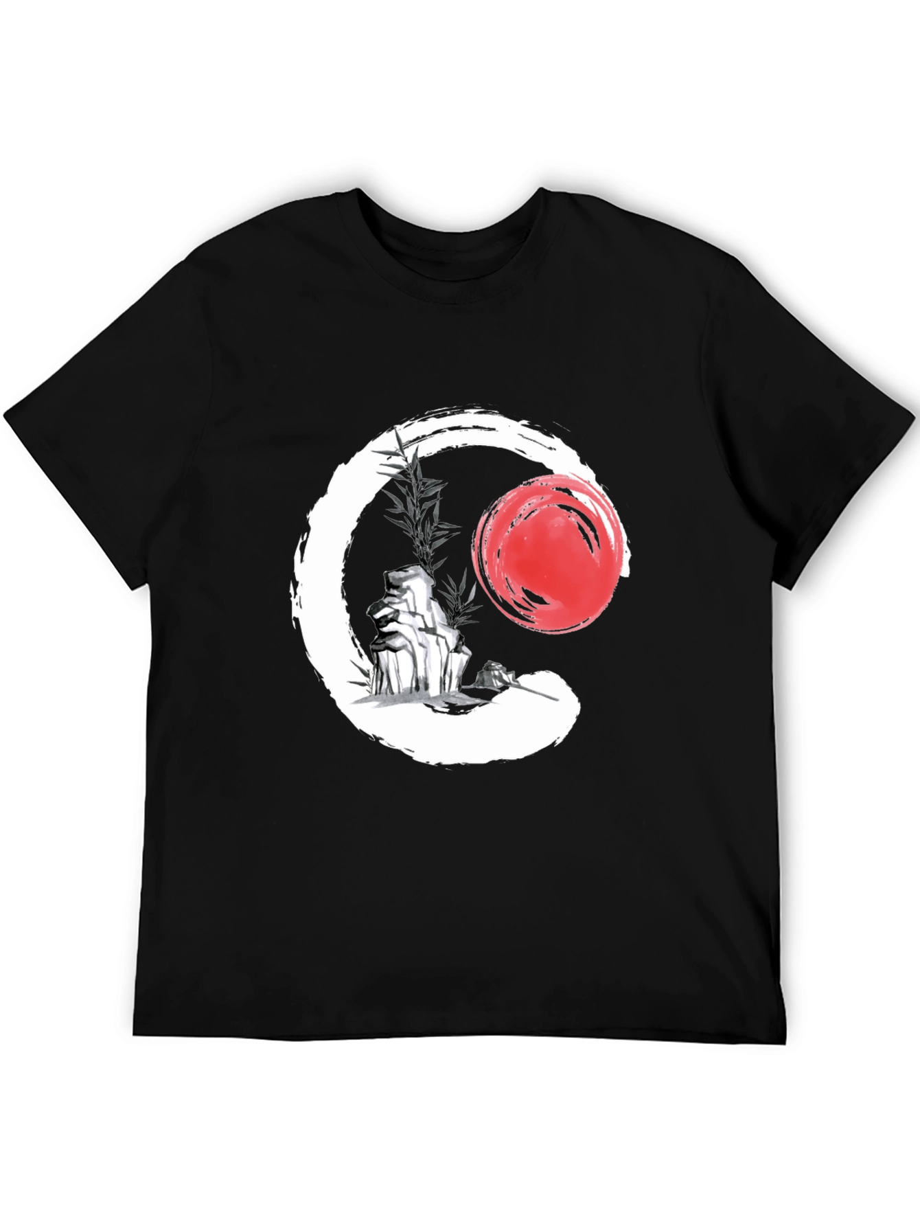 Zen Circle Graphic Tee - Enso Symbol Shirt