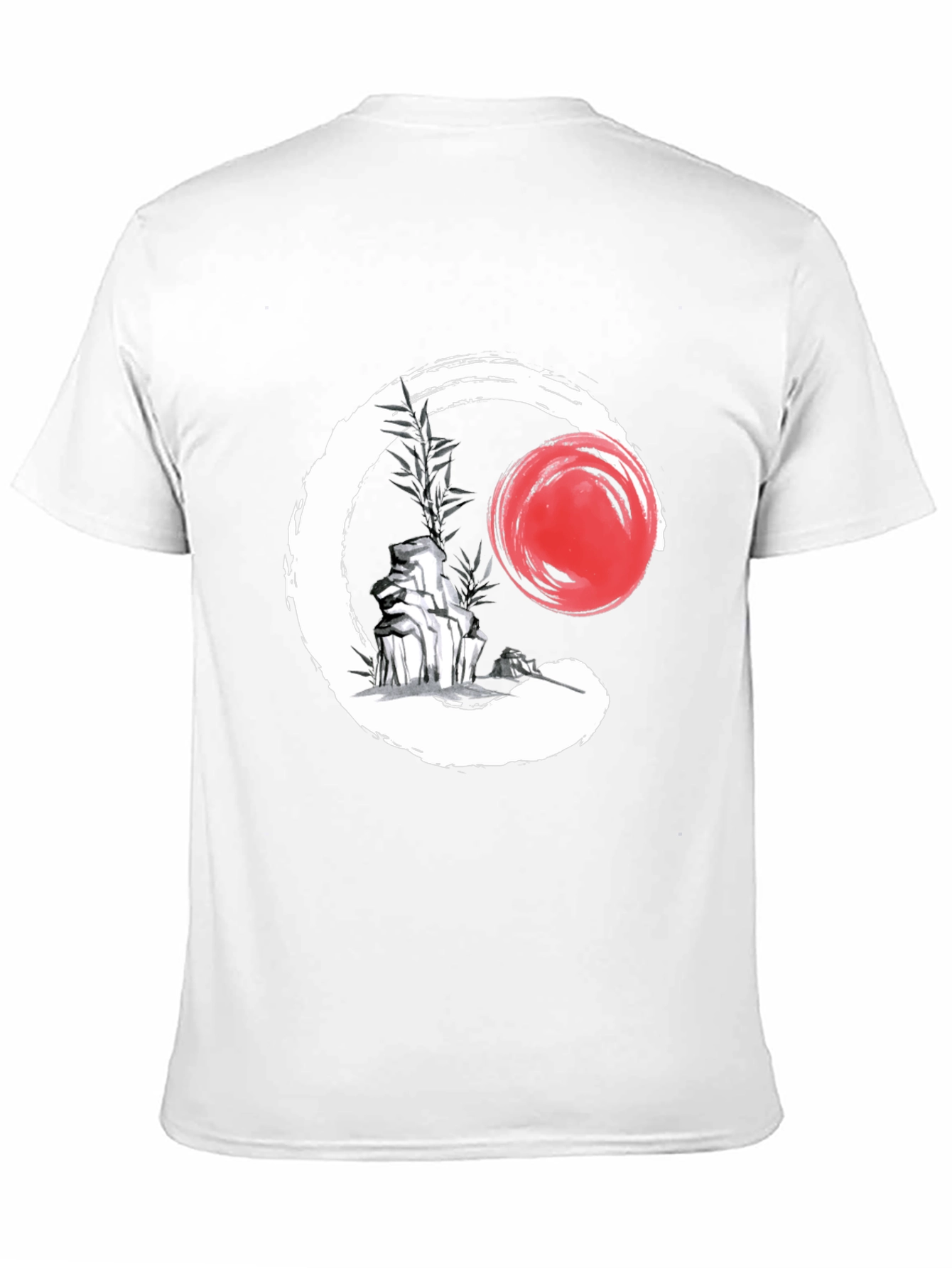 Zen Circle Graphic Tee - Enso Symbol Shirt