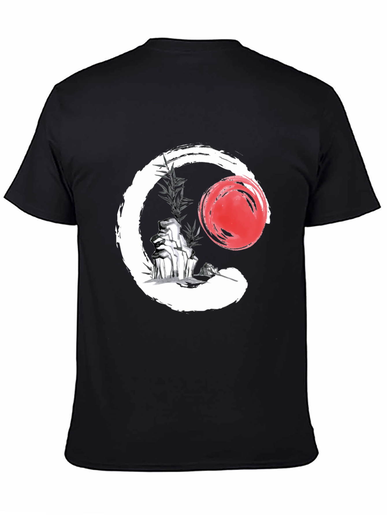 Zen Circle Graphic Tee - Enso Symbol Shirt