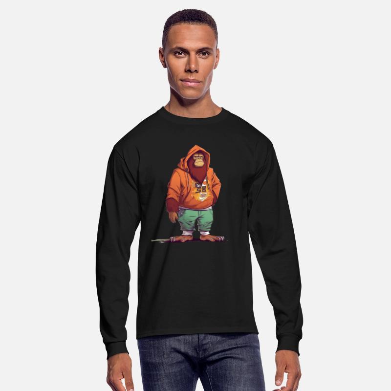 Street Art Orangutan Urban Rap Street Monkey