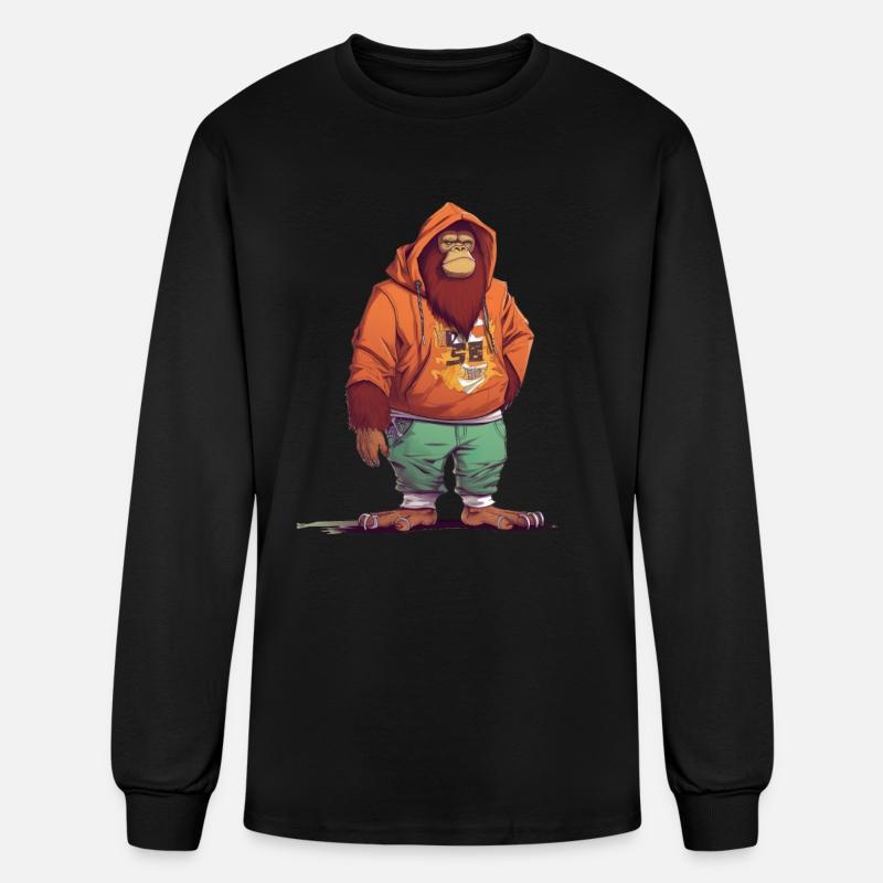Street Art Orangutan Urban Rap Street Monkey