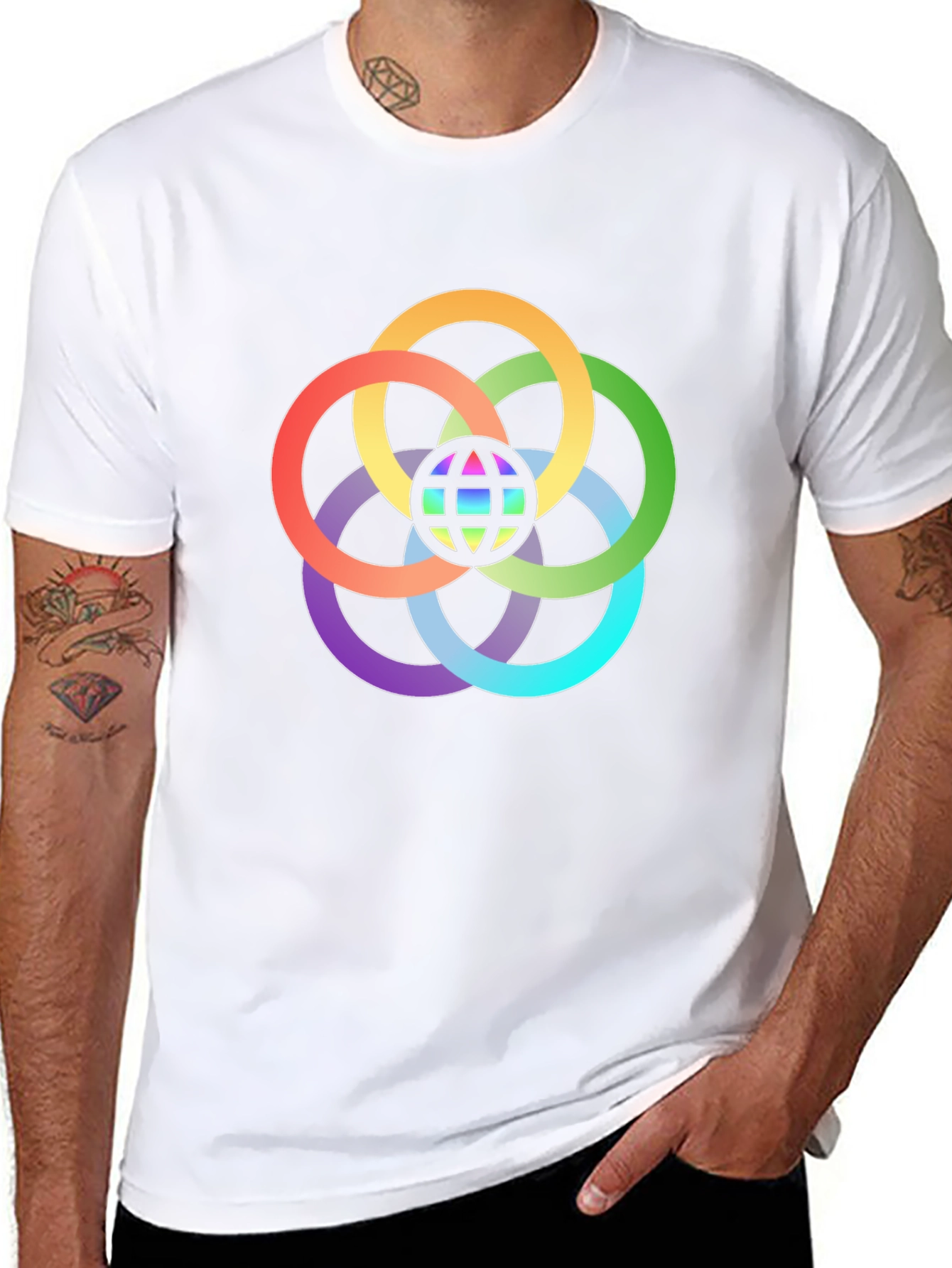 Epcot World Showcase Black Graphic T-Shirt