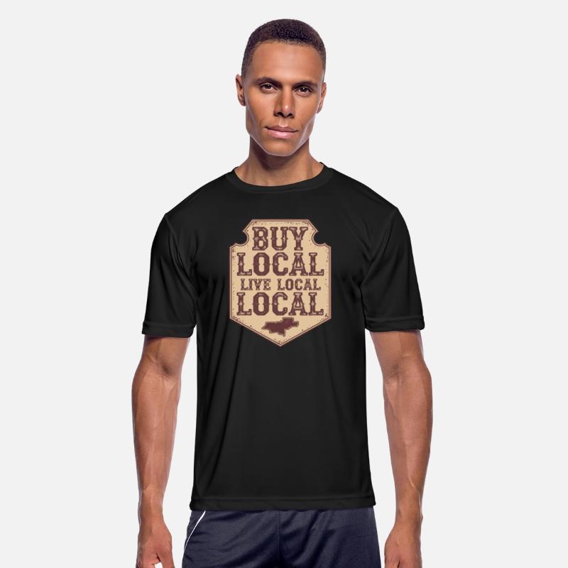 Support Local – Rustic Map Graphic