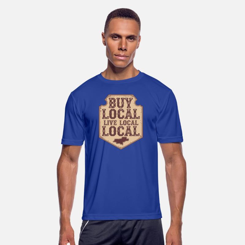 Support Local – Rustic Map Graphic