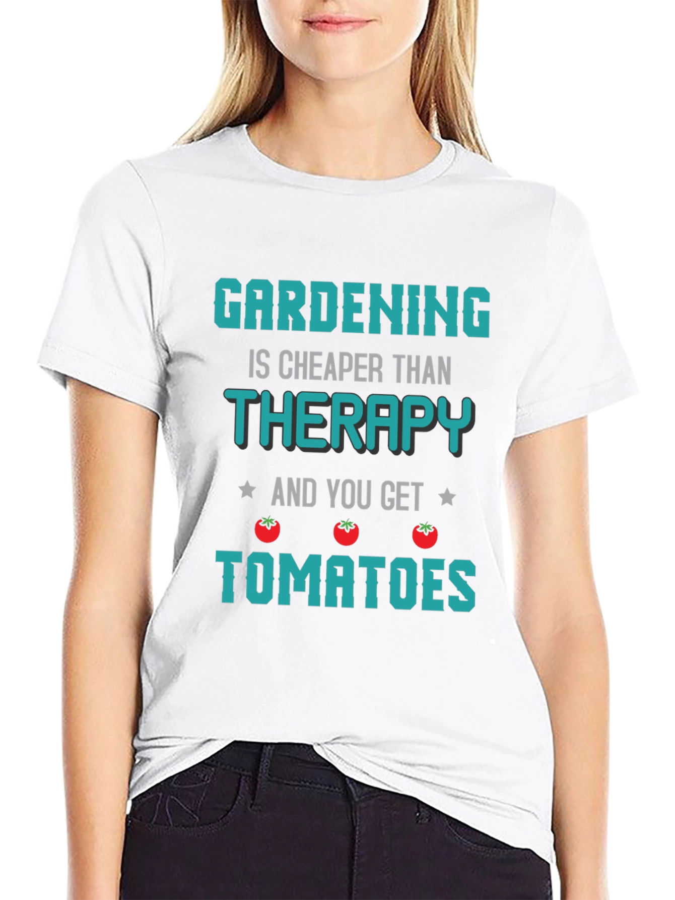 Gardening Therapy T-Shirt - Novelty Gardener Gift
