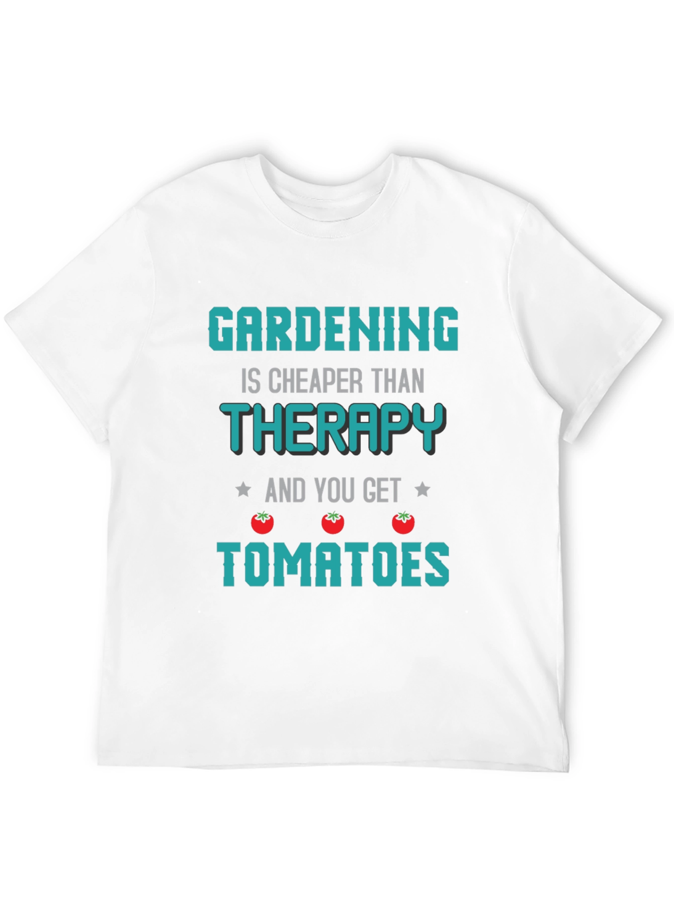Gardening Therapy T-Shirt - Novelty Gardener Gift
