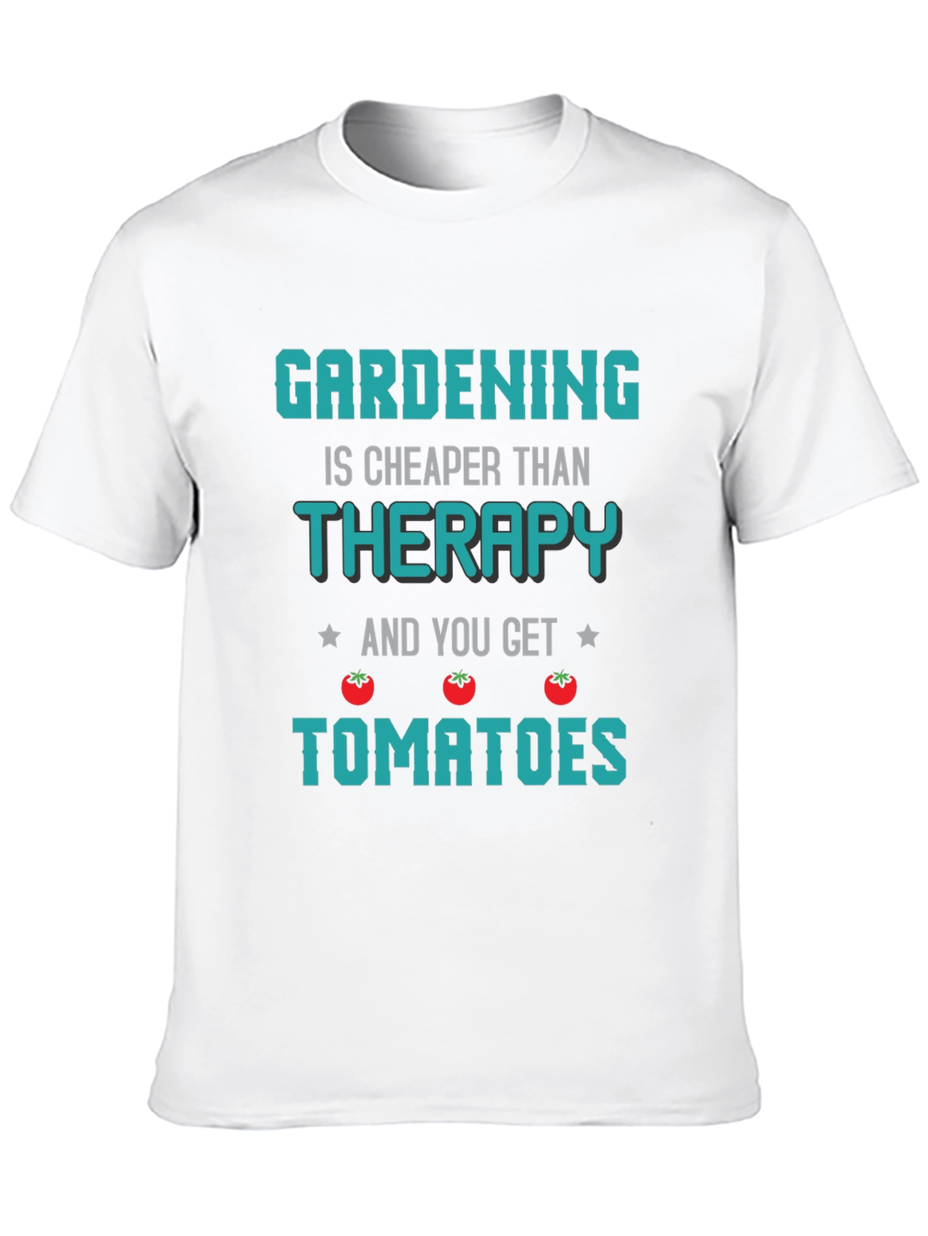 Gardening Therapy T-Shirt - Novelty Gardener Gift
