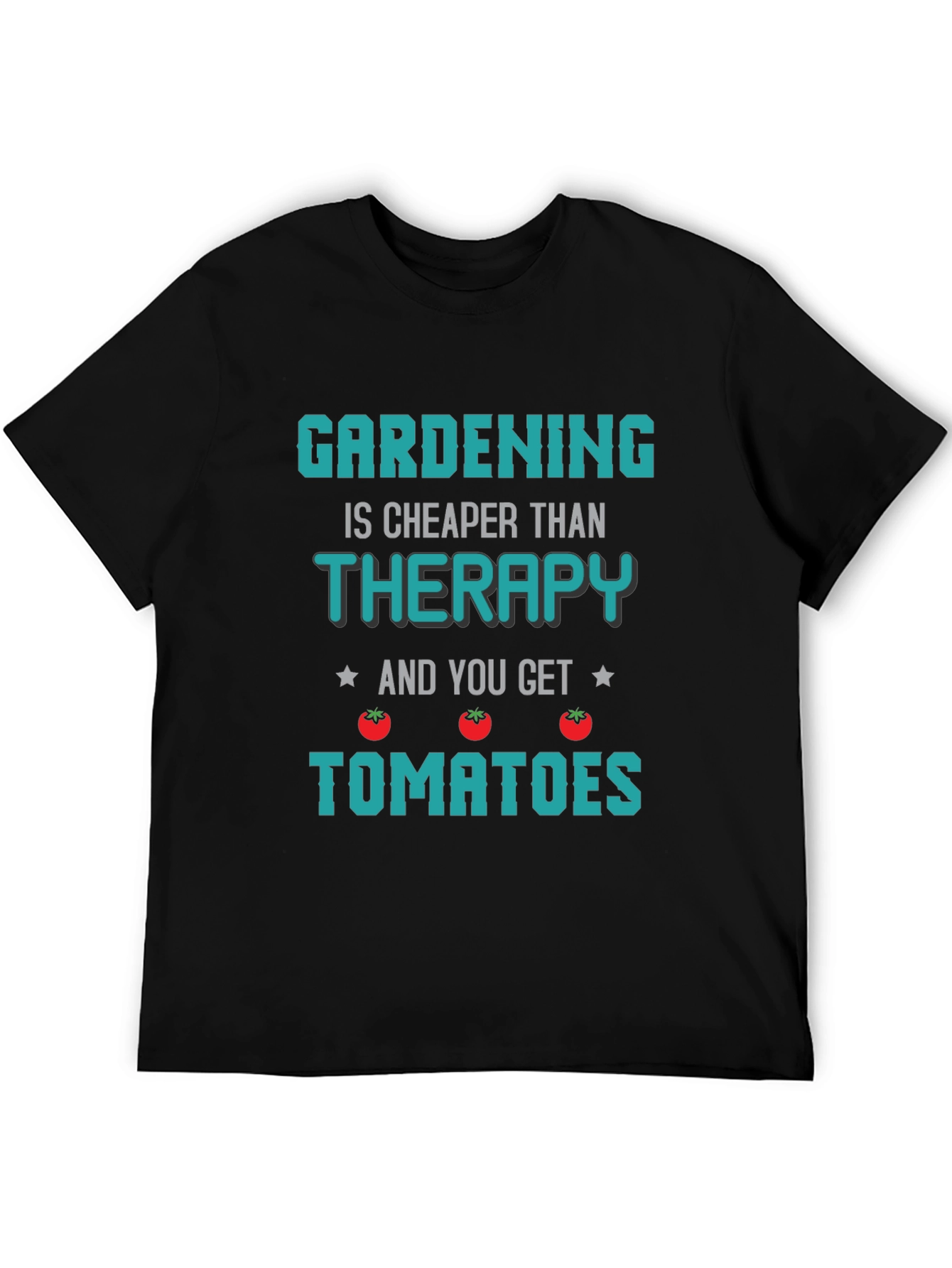Gardening Therapy T-Shirt - Novelty Gardener Gift