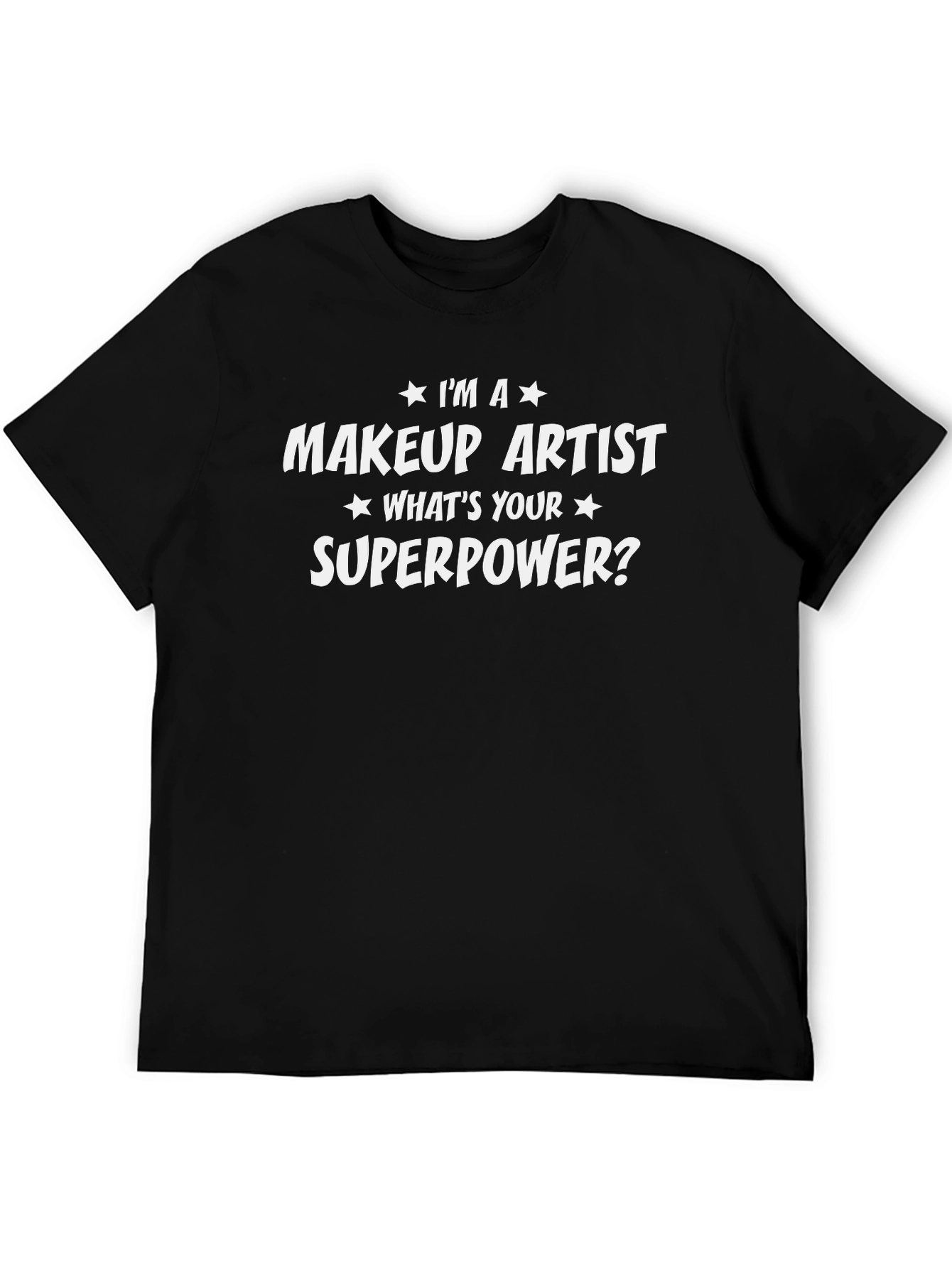 Makeup Artist Superpower Tee - Black