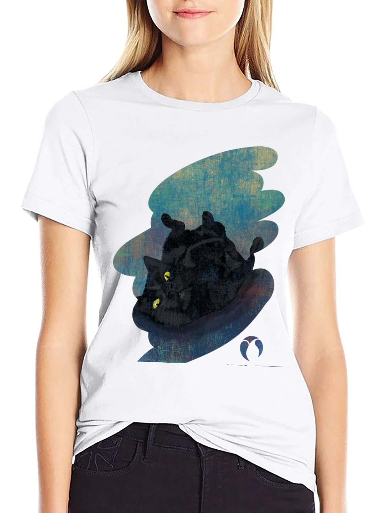 Black Cat Graphic Tee - Unique Style