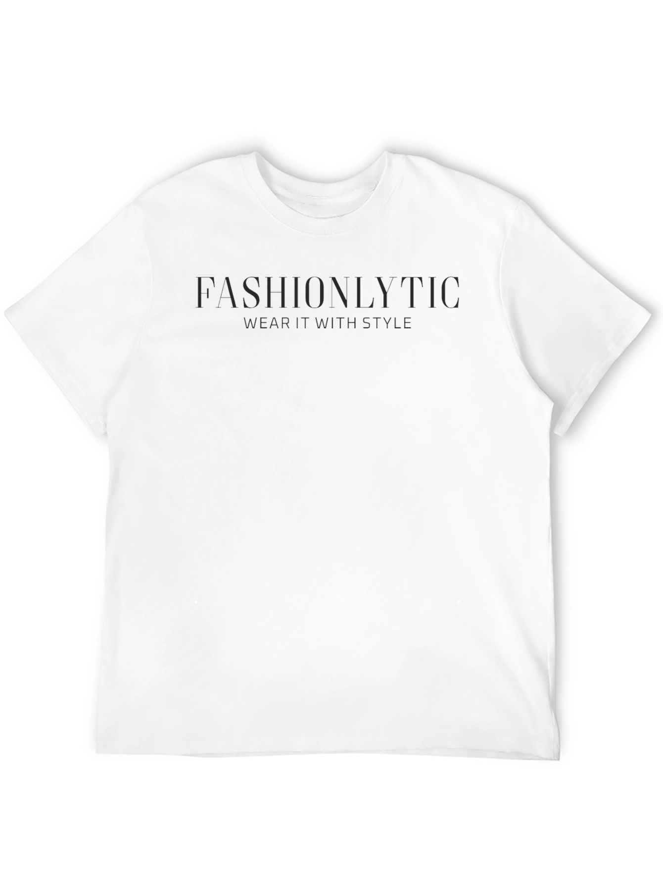 Fashionlytic Black Crewneck T-Shirt