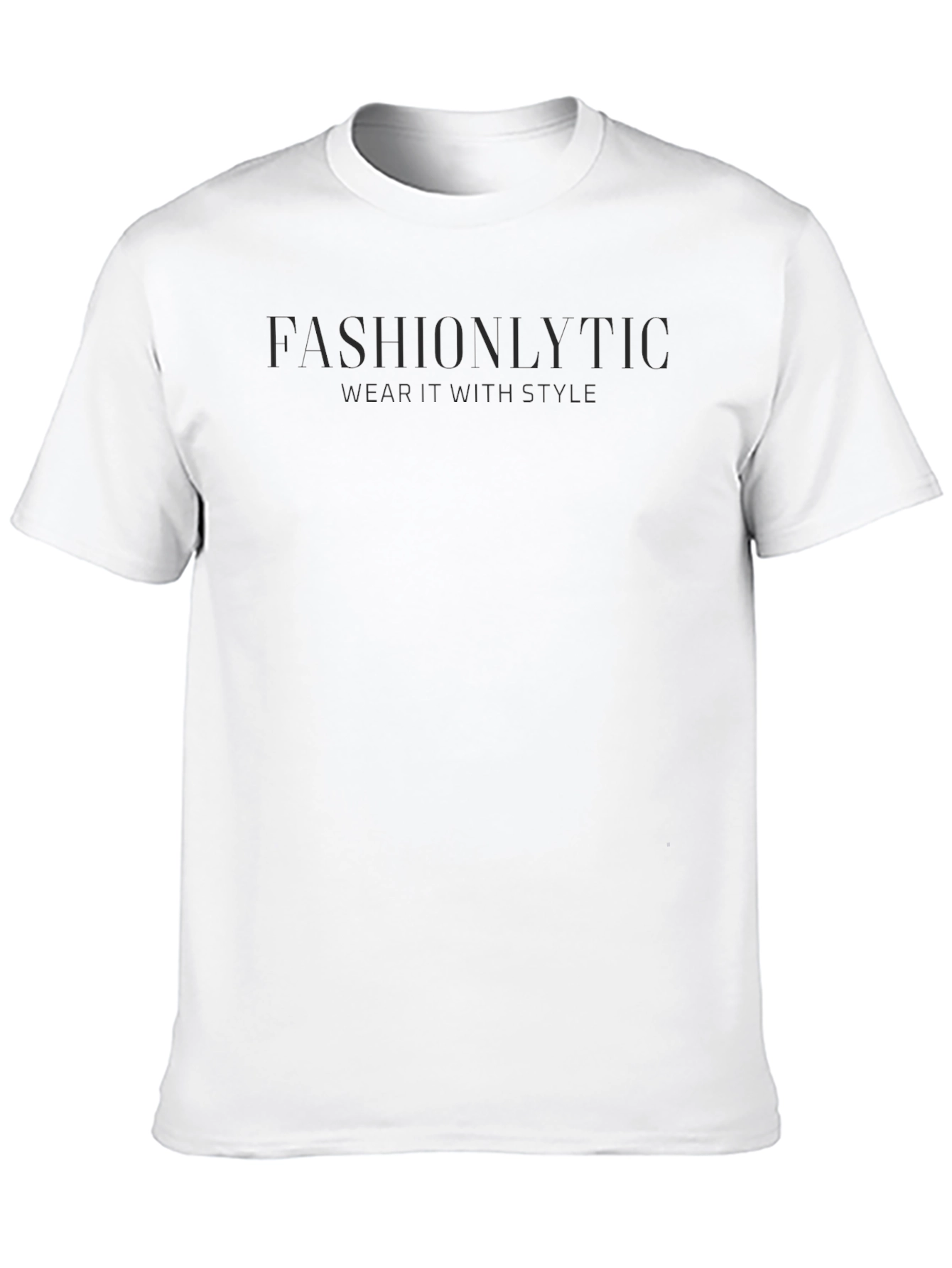 Fashionlytic Black Crewneck T-Shirt