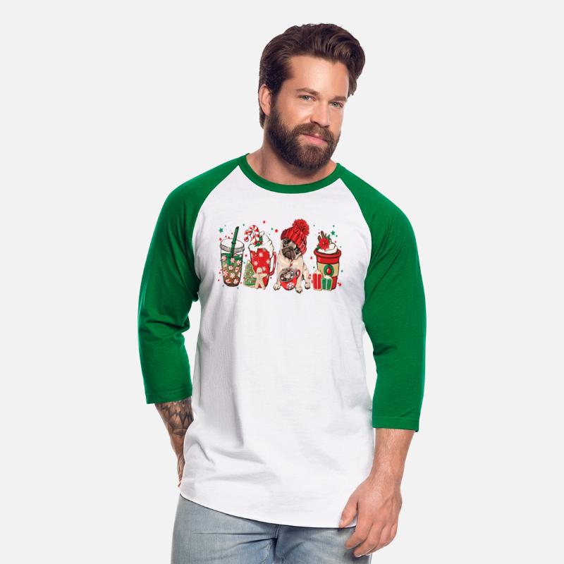 Sweets Winter Cozy Latte Christmas Coffee Pug Dog