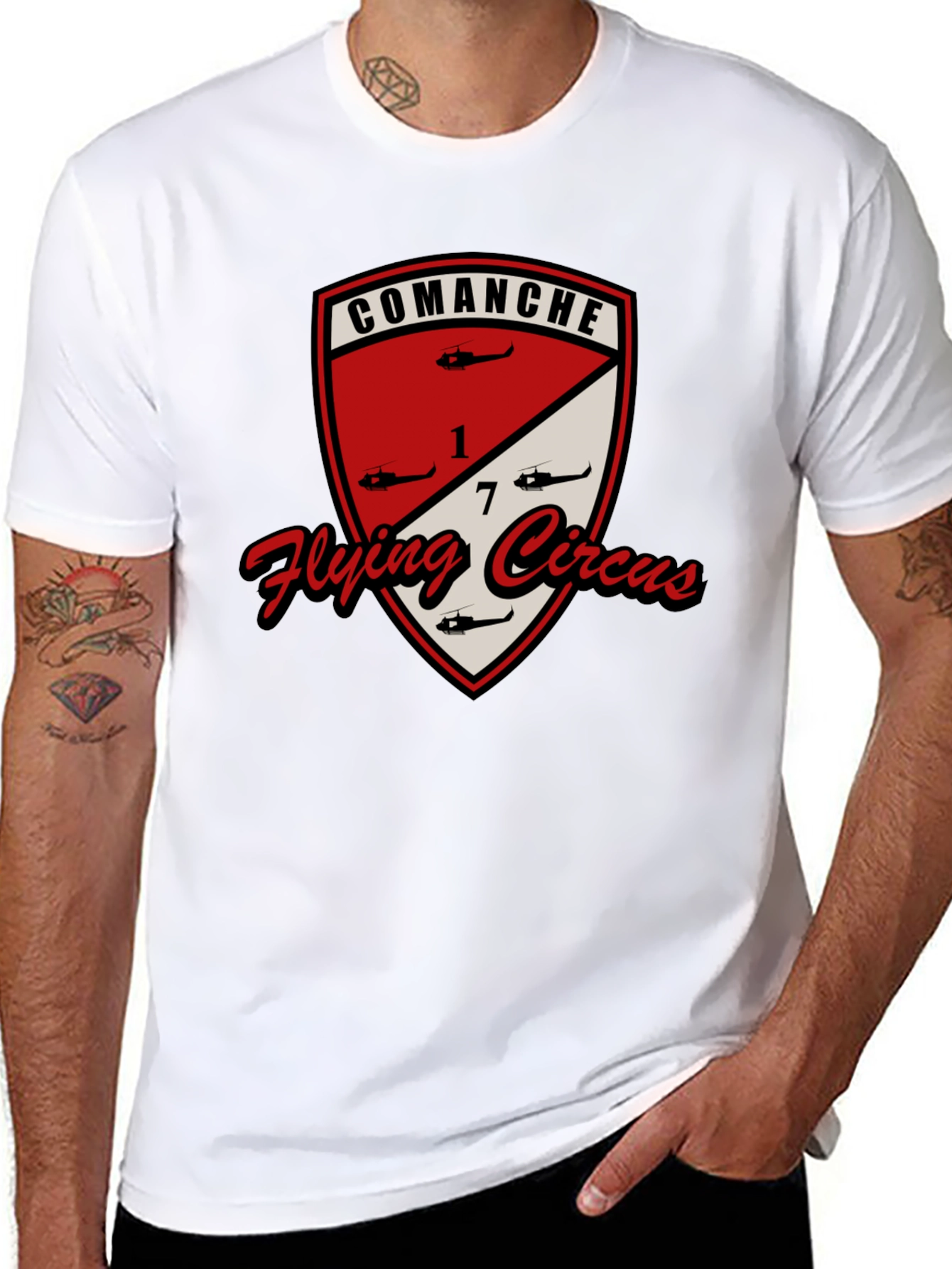 Comanche Flying Circus Black T-Shirt