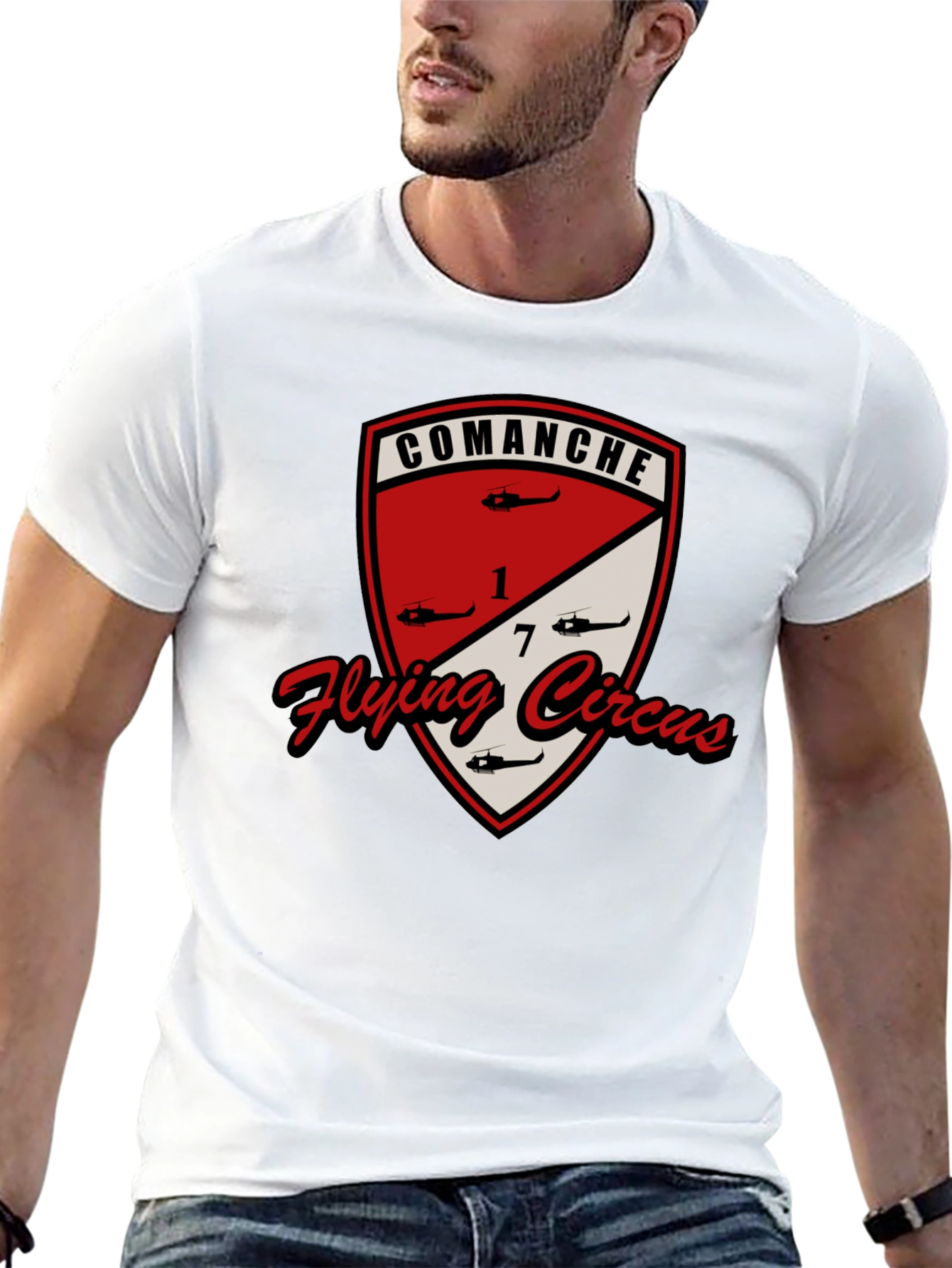 Comanche Flying Circus Black T-Shirt