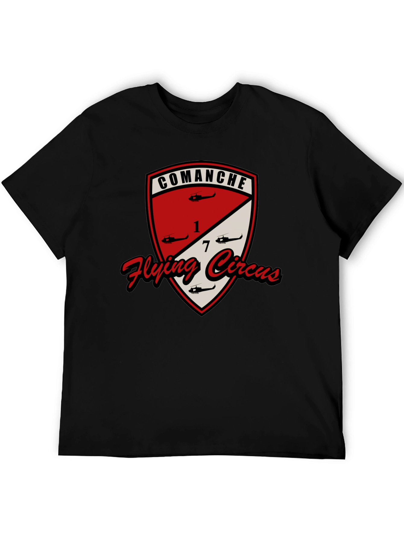 Comanche Flying Circus Black T-Shirt