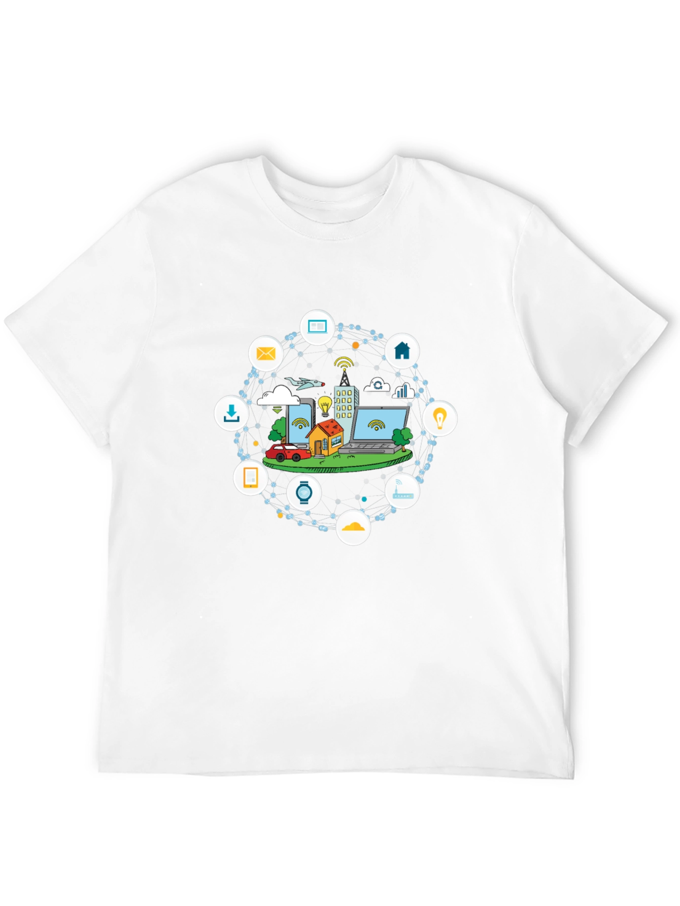 Smart Tech T-Shirt - Black Crew Neck