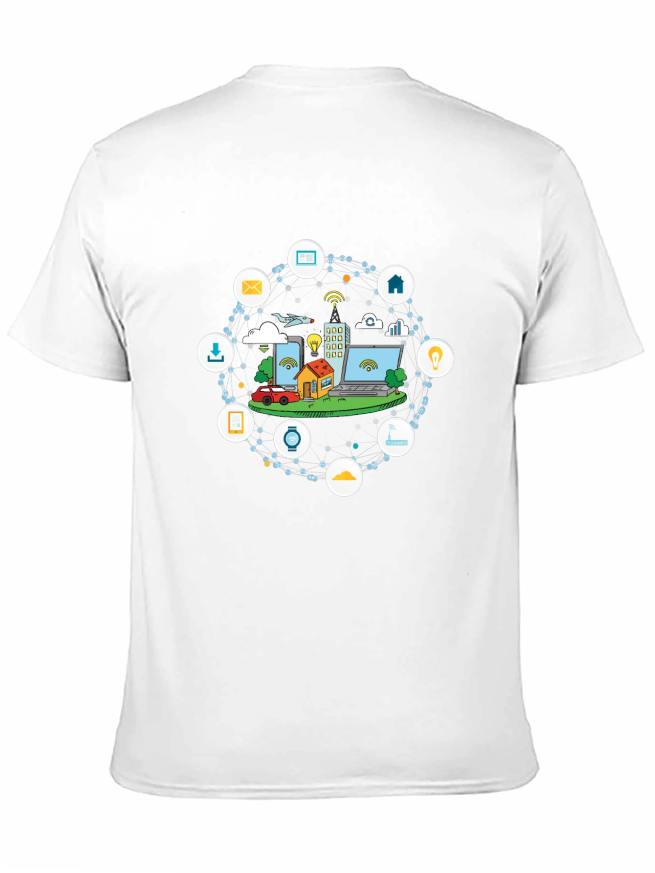 Smart Tech T-Shirt - Black Crew Neck