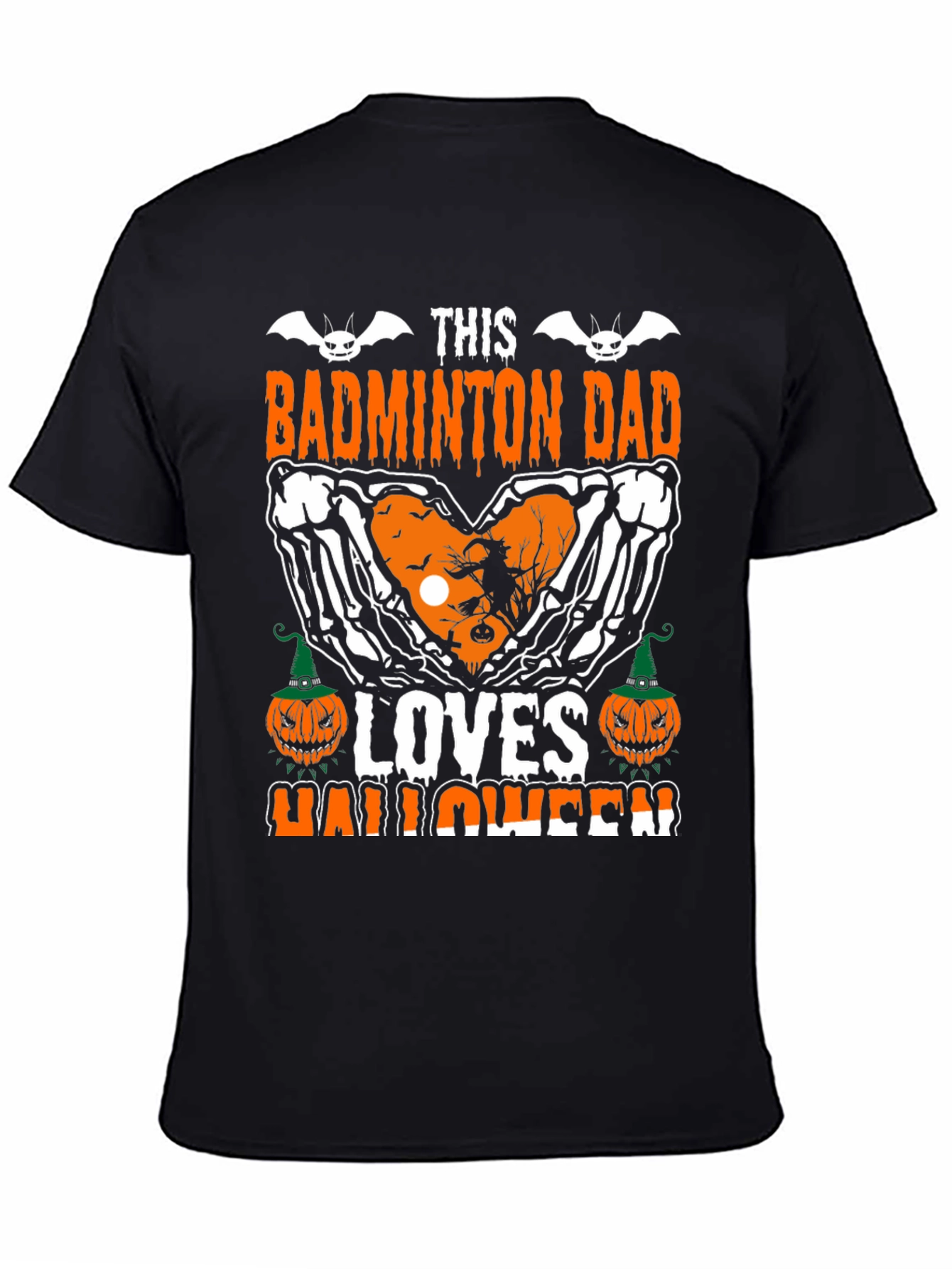 Badminton Dad Halloween T-Shirt