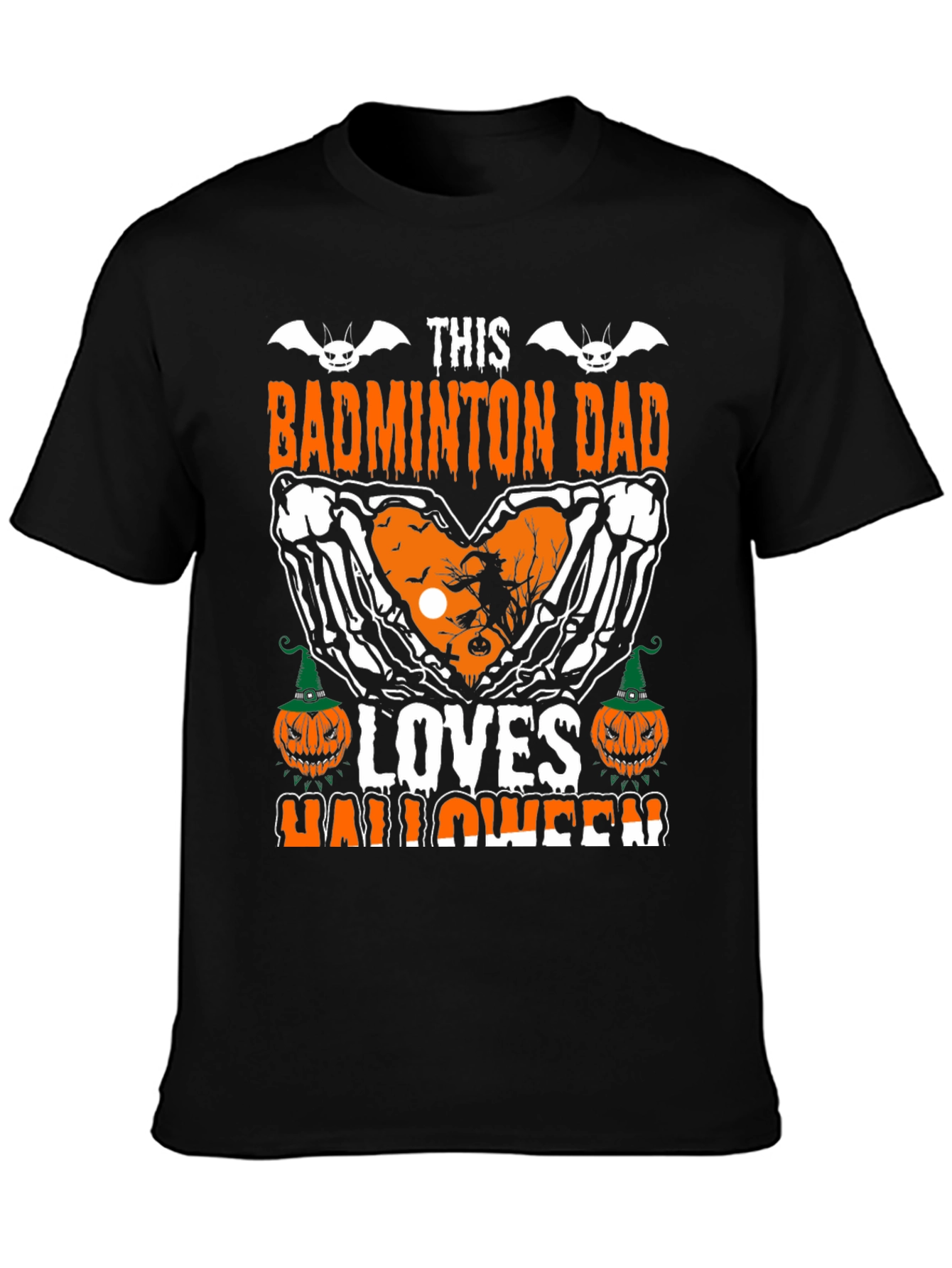 Badminton Dad Halloween T-Shirt