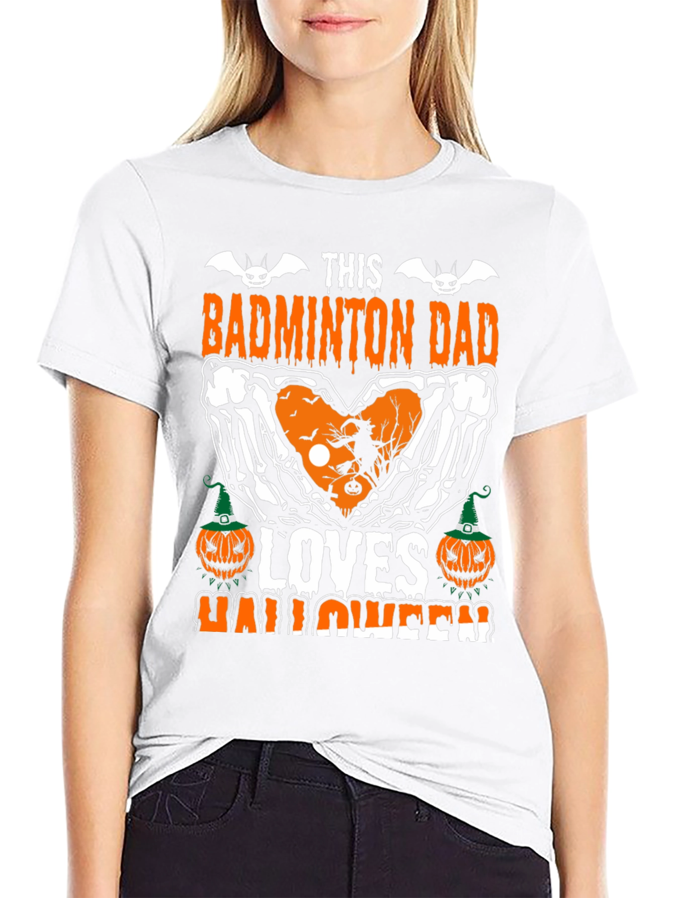 Badminton Dad Halloween T-Shirt