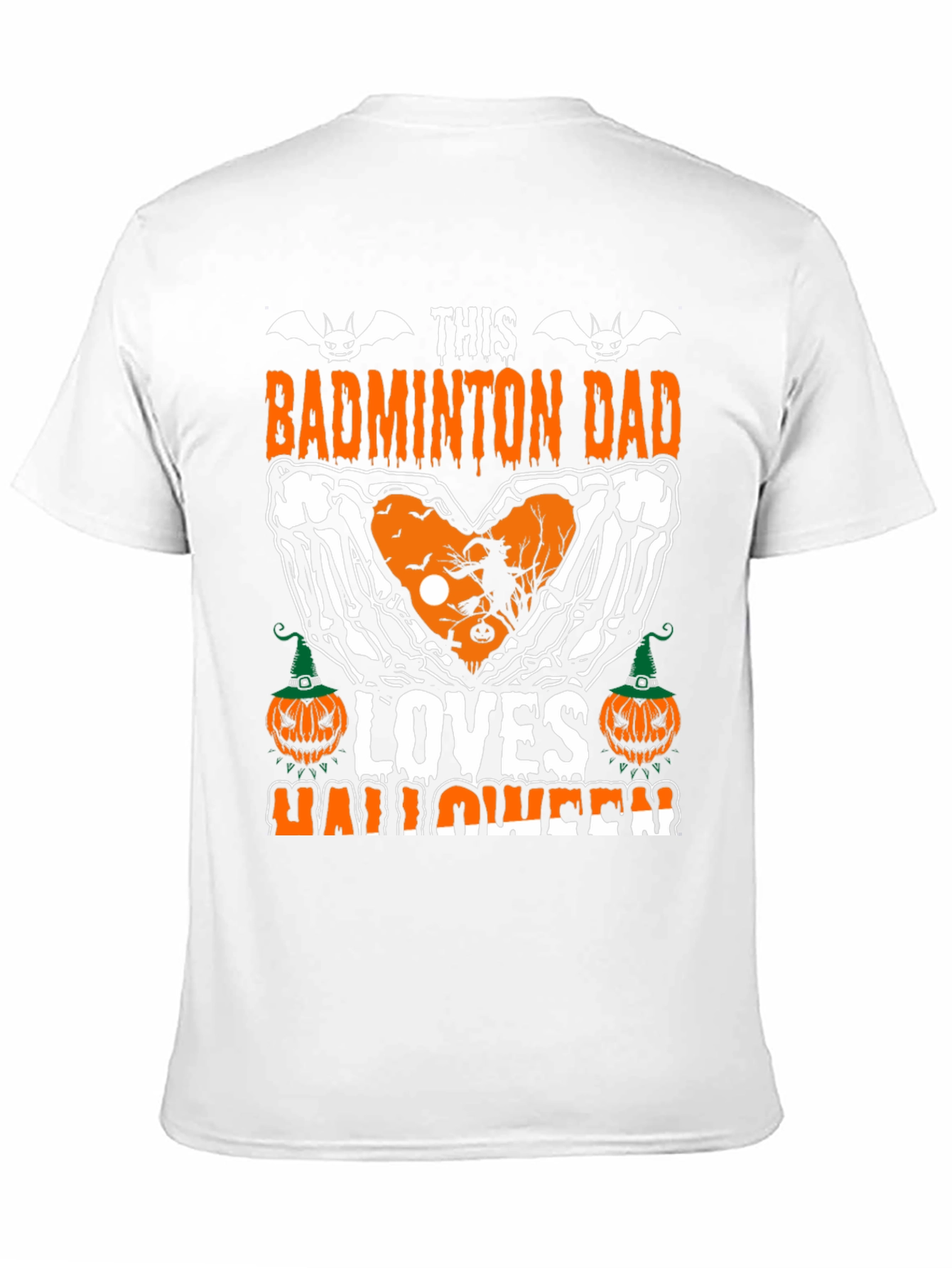 Badminton Dad Halloween T-Shirt