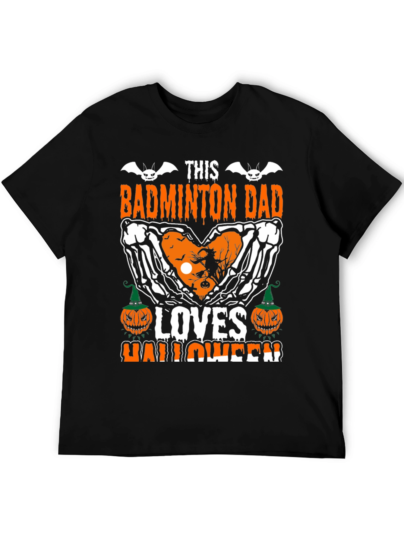 Badminton Dad Halloween T-Shirt