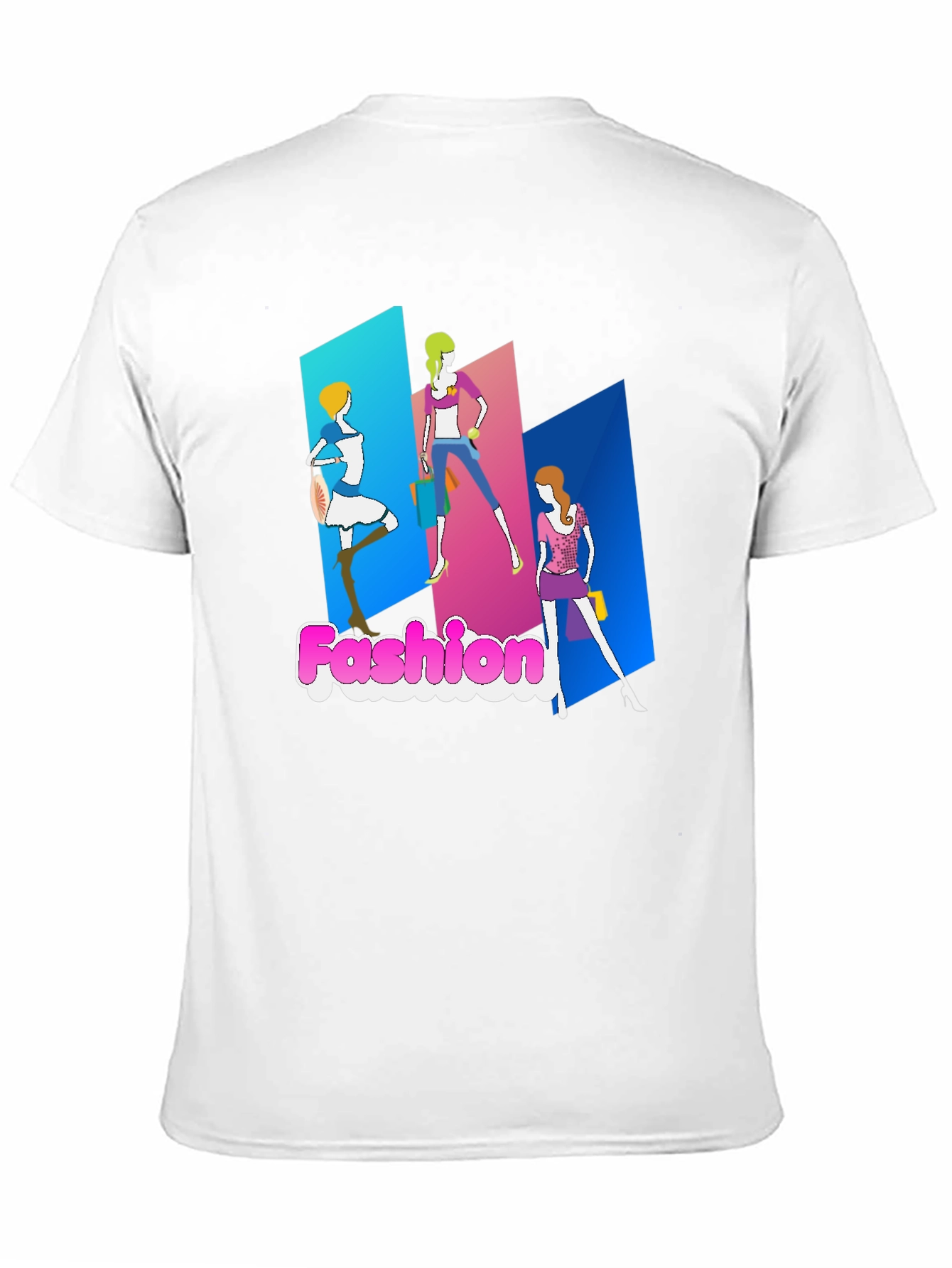 Fashion Graphic Print Black T-Shirt