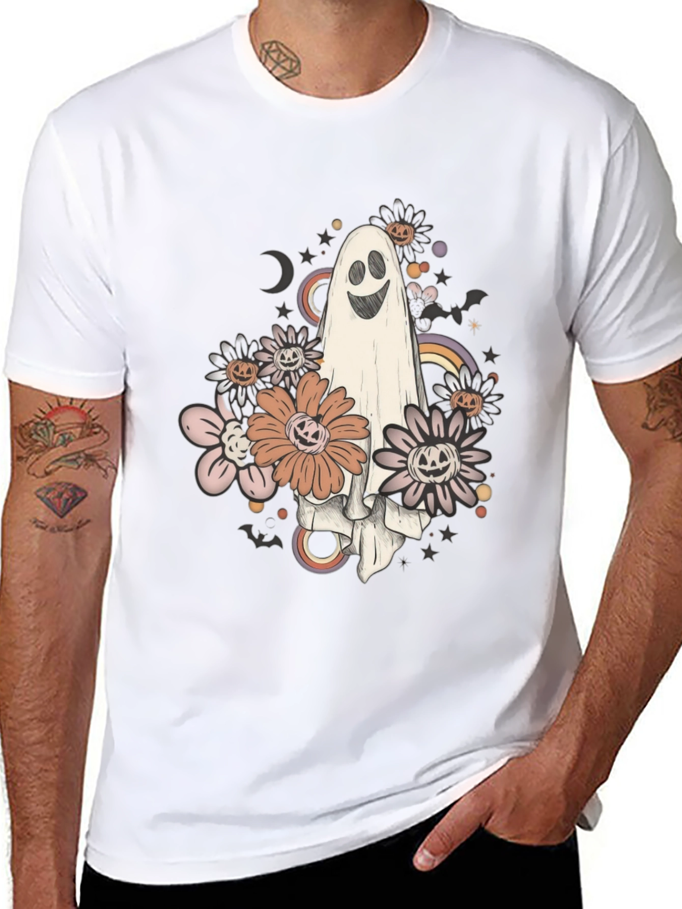 Groovy Ghost Halloween T-Shirt