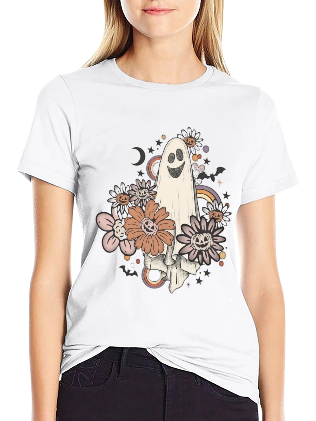 Groovy Ghost Halloween T-Shirt