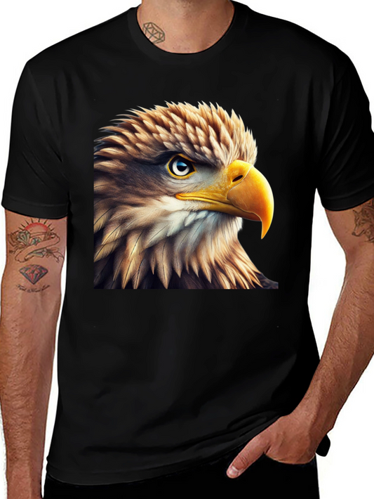 Eagle Graphic T-Shirt - Bold Bird of Prey Design