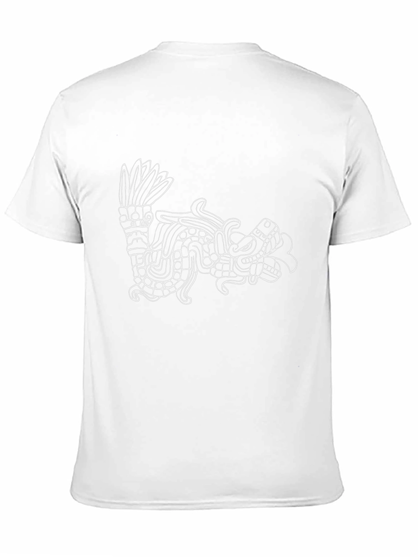 Aztec Serpent Graphic Tee - Black