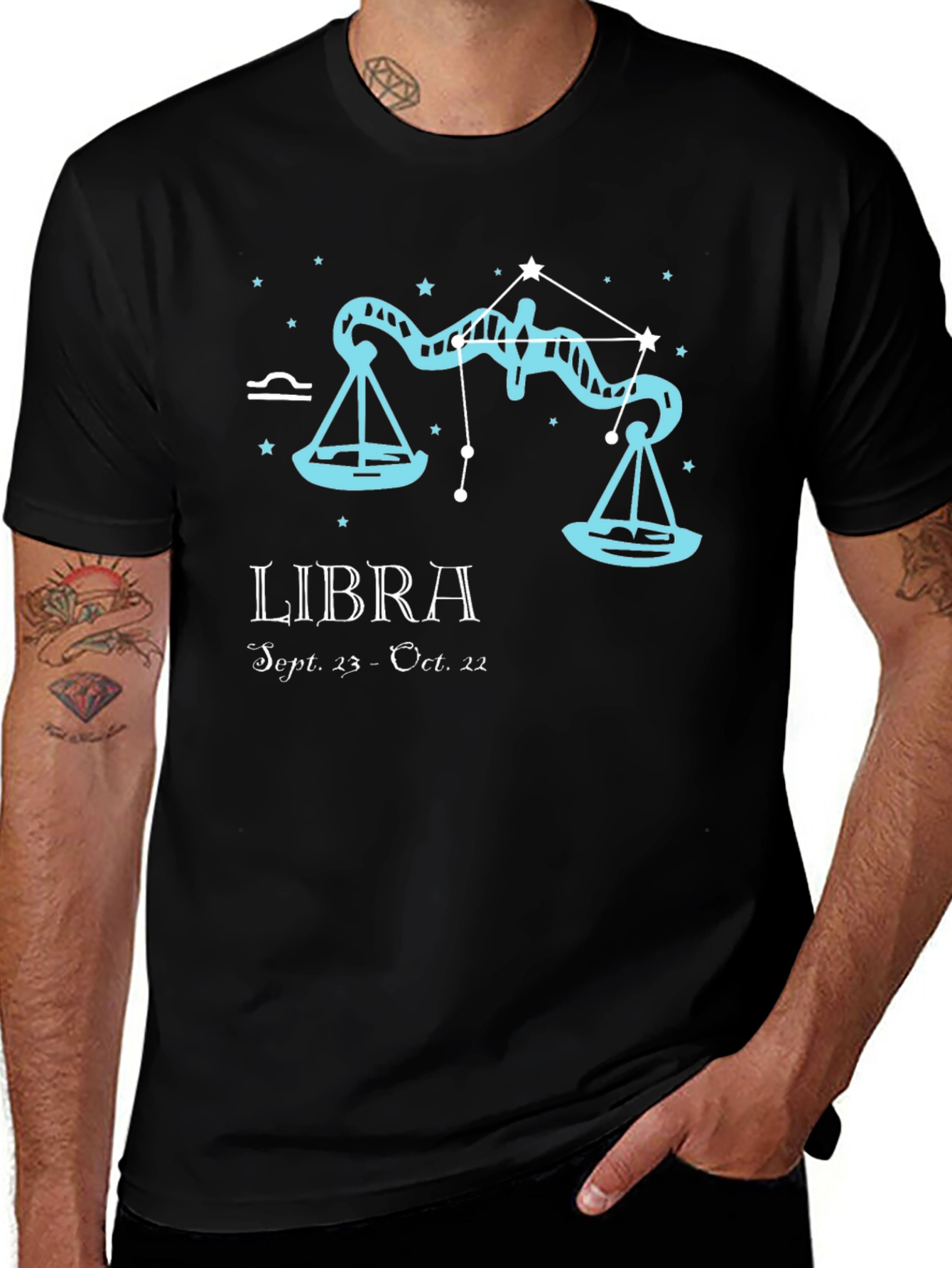 Libra Zodiac T-Shirt - Sept 23 - Oct 22