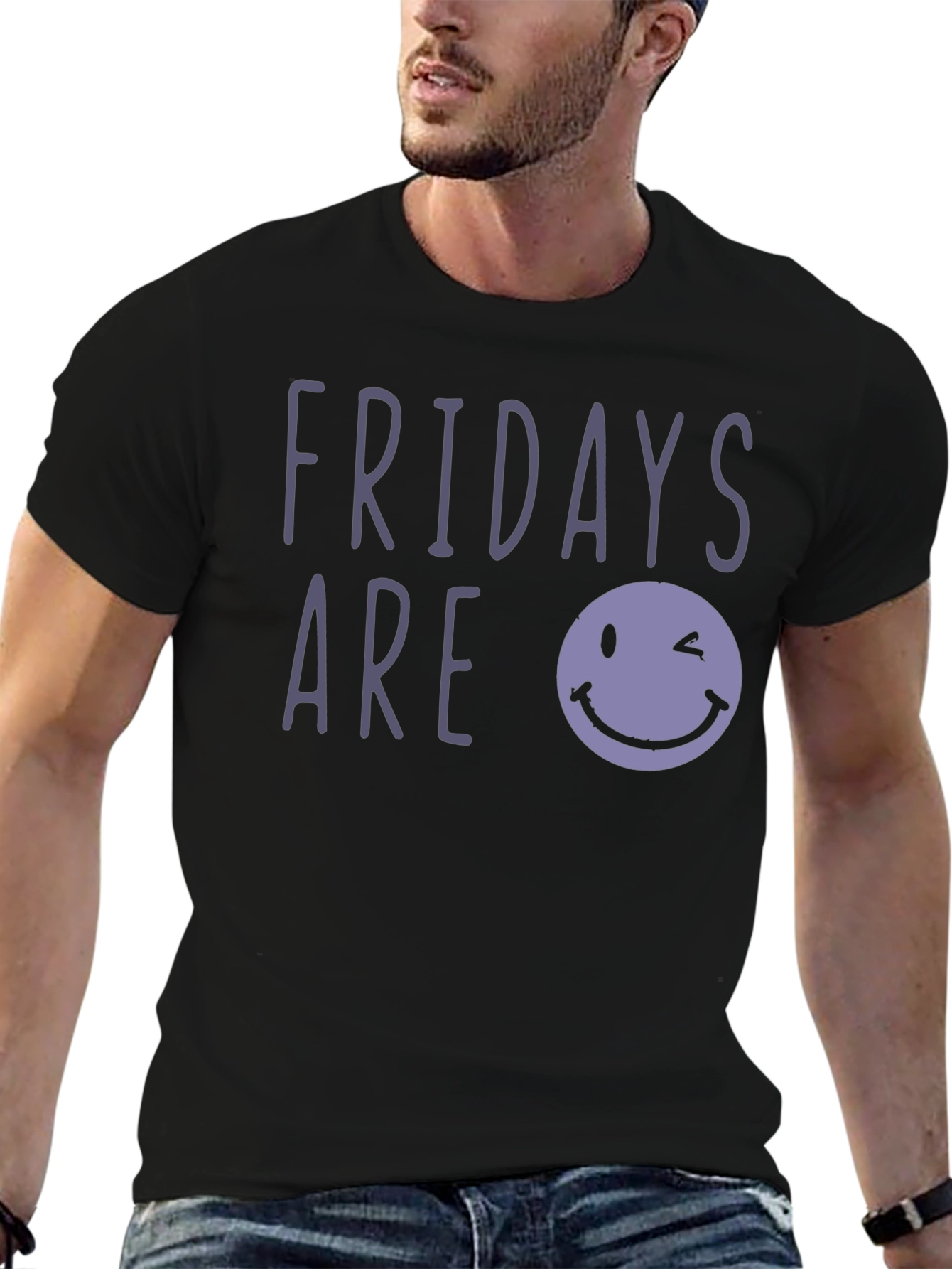 Fridays are Smiley Face Winking T-Shirt