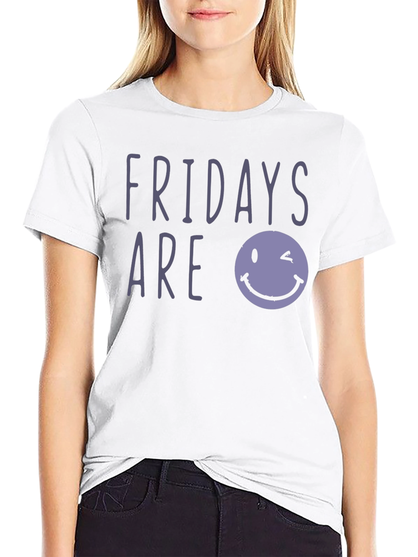 Fridays are Smiley Face Winking T-Shirt