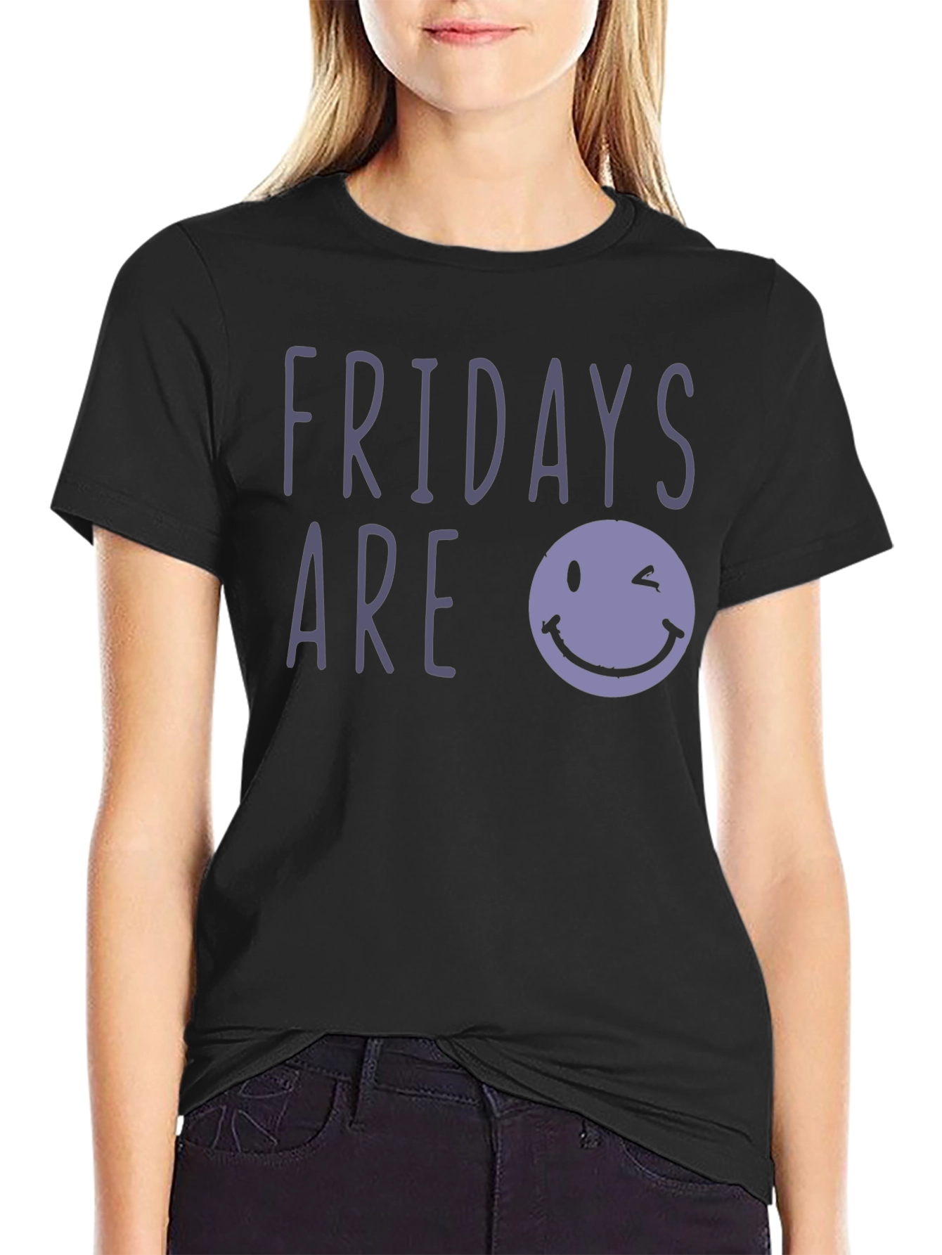 Fridays are Smiley Face Winking T-Shirt