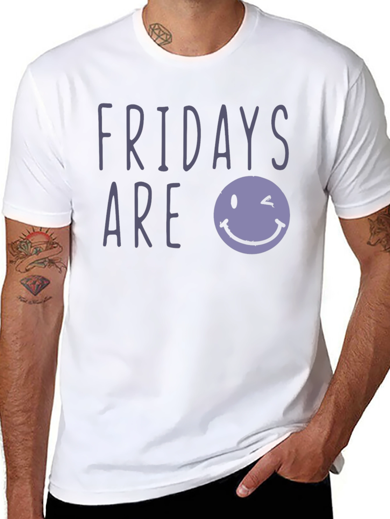 Fridays are Smiley Face Winking T-Shirt