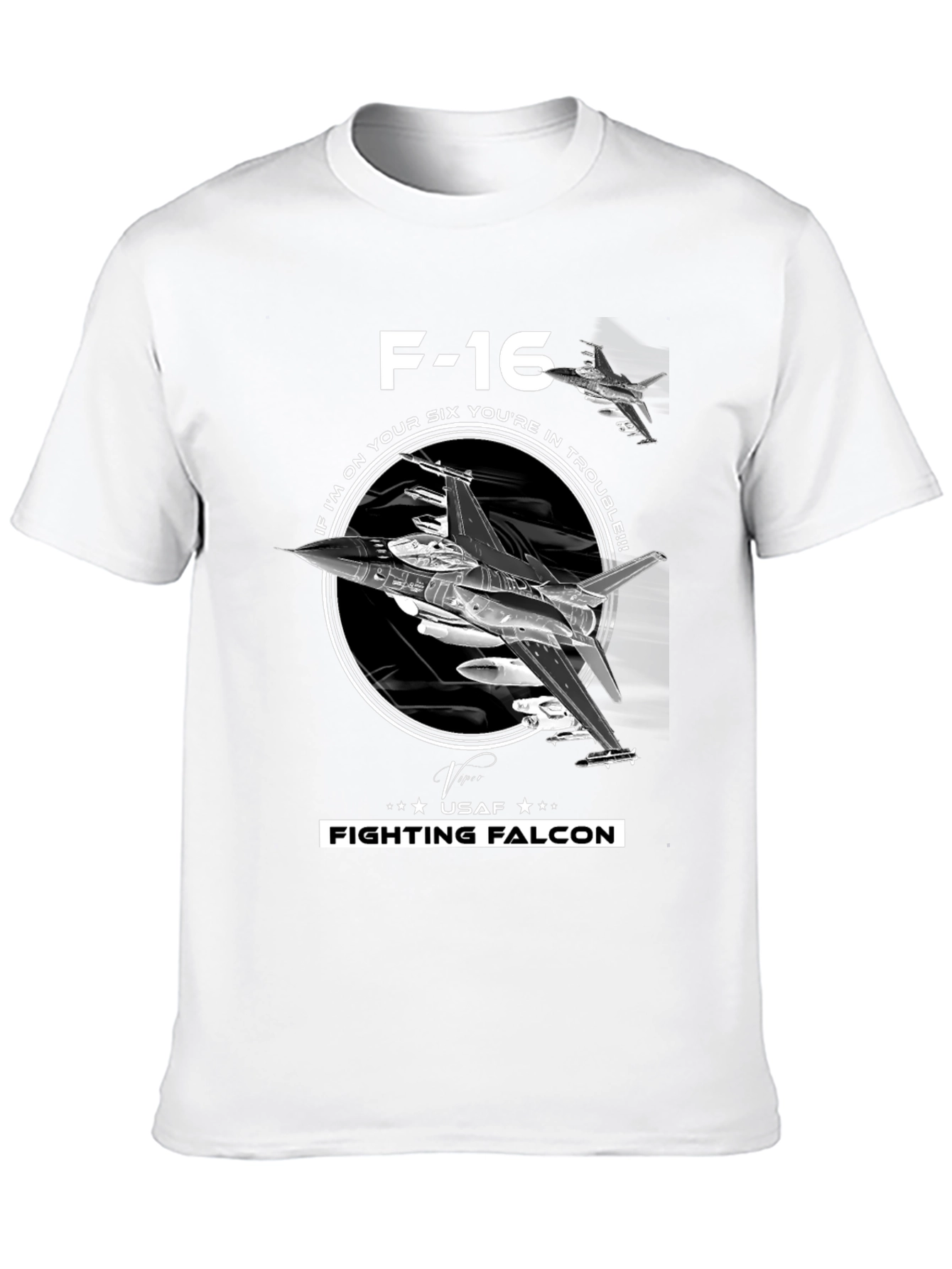 F-16 Fighting Falcon T-Shirt - USAF Pilot Tee