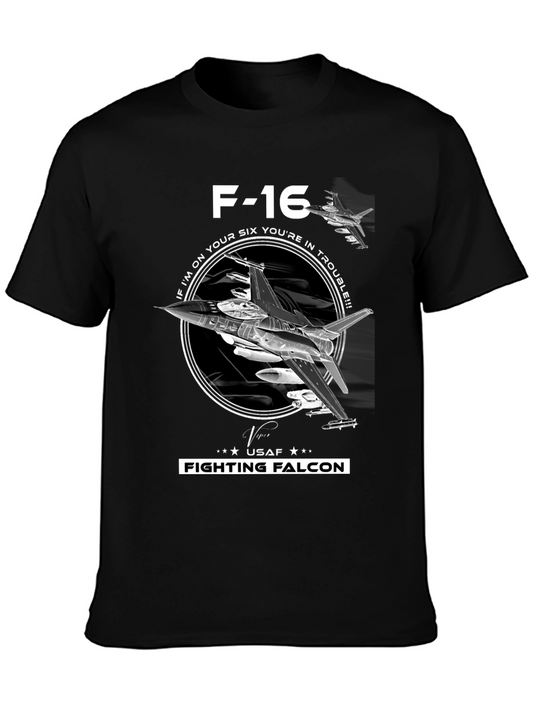 F-16 Fighting Falcon T-Shirt - USAF Pilot Tee