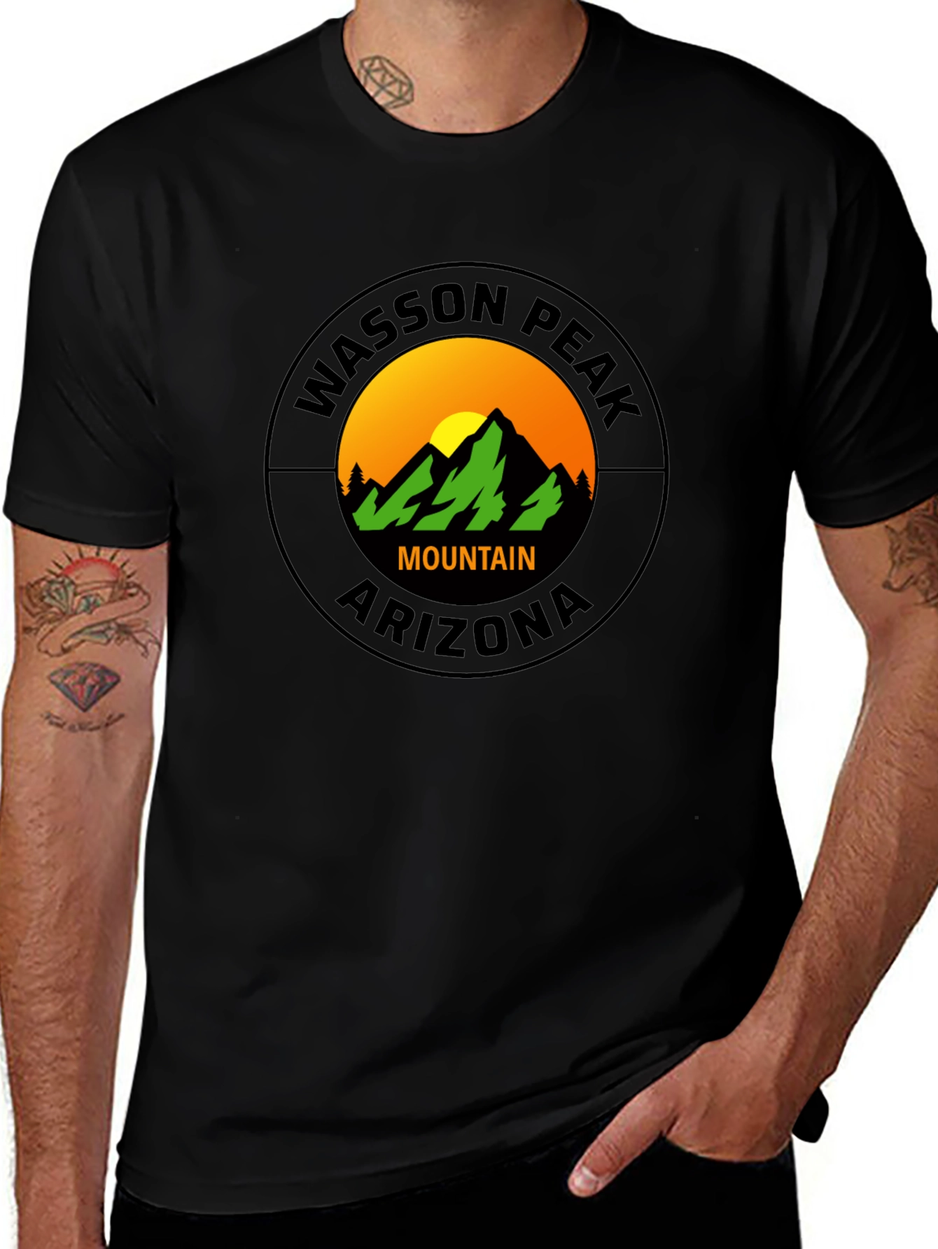 Wasson Peak Mountain Arizona Graphic Tee