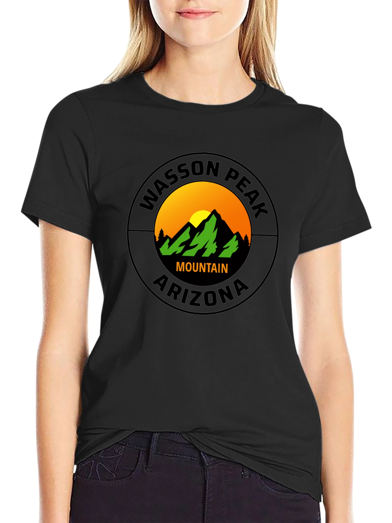 Wasson Peak Mountain Arizona Graphic Tee