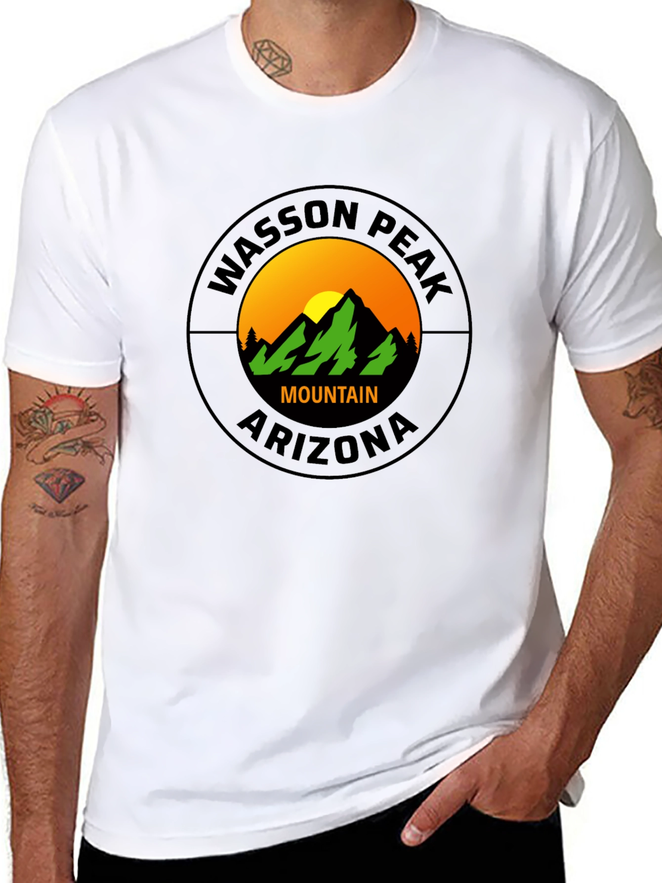Wasson Peak Mountain Arizona Graphic Tee