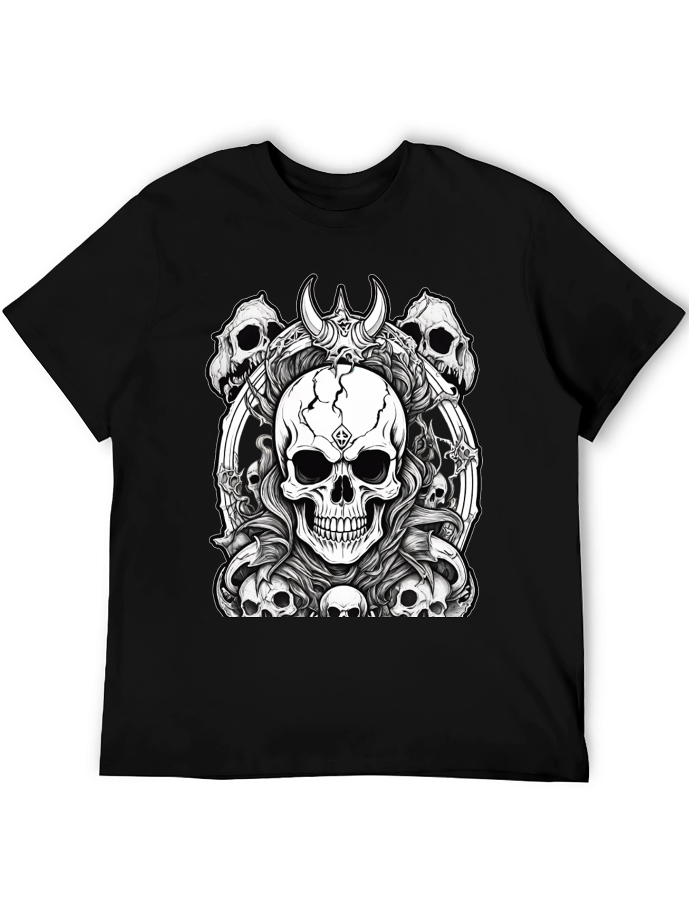 Skull T-Shirt - Gothic Horror Design