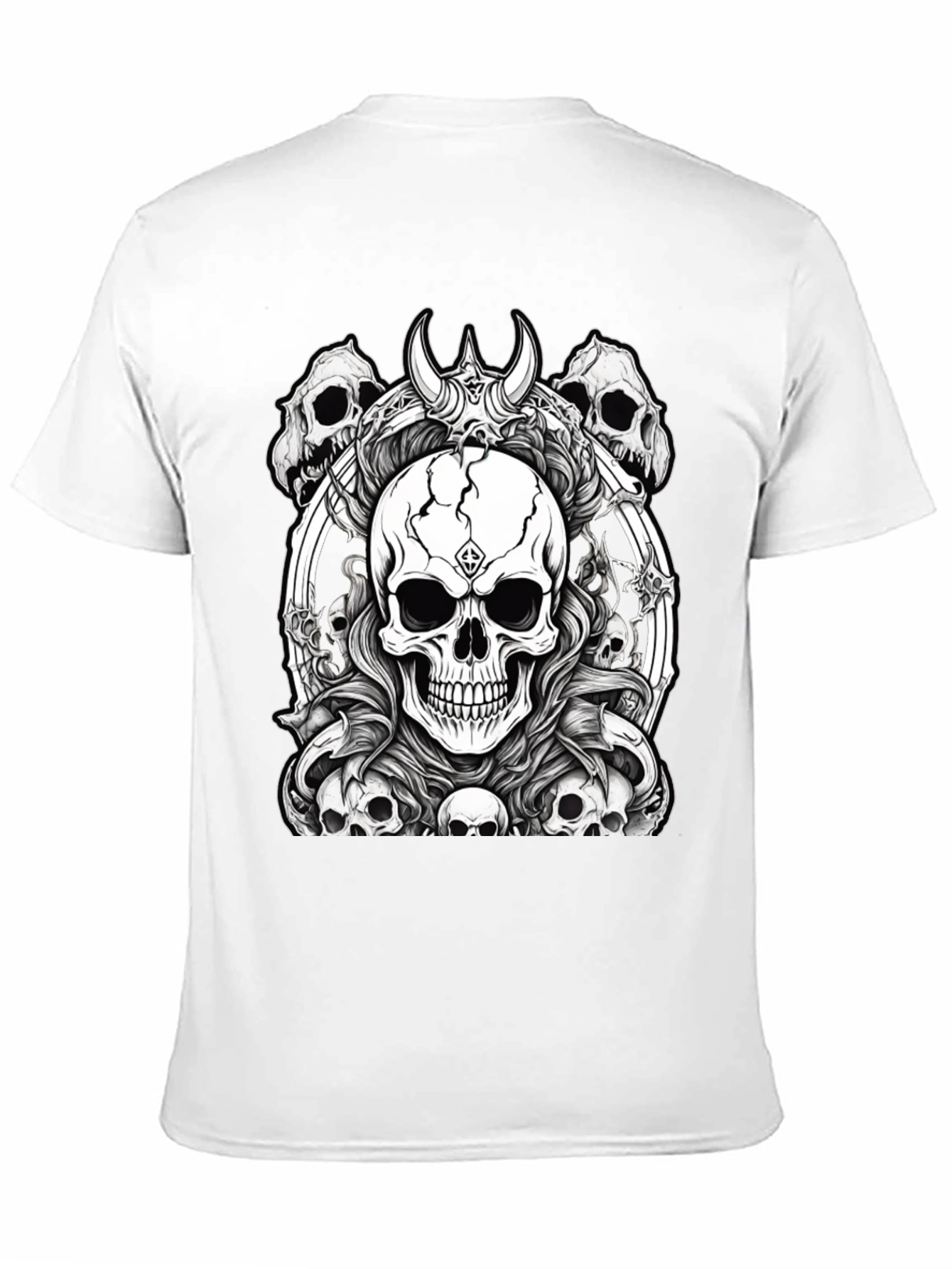 Skull T-Shirt - Gothic Horror Design