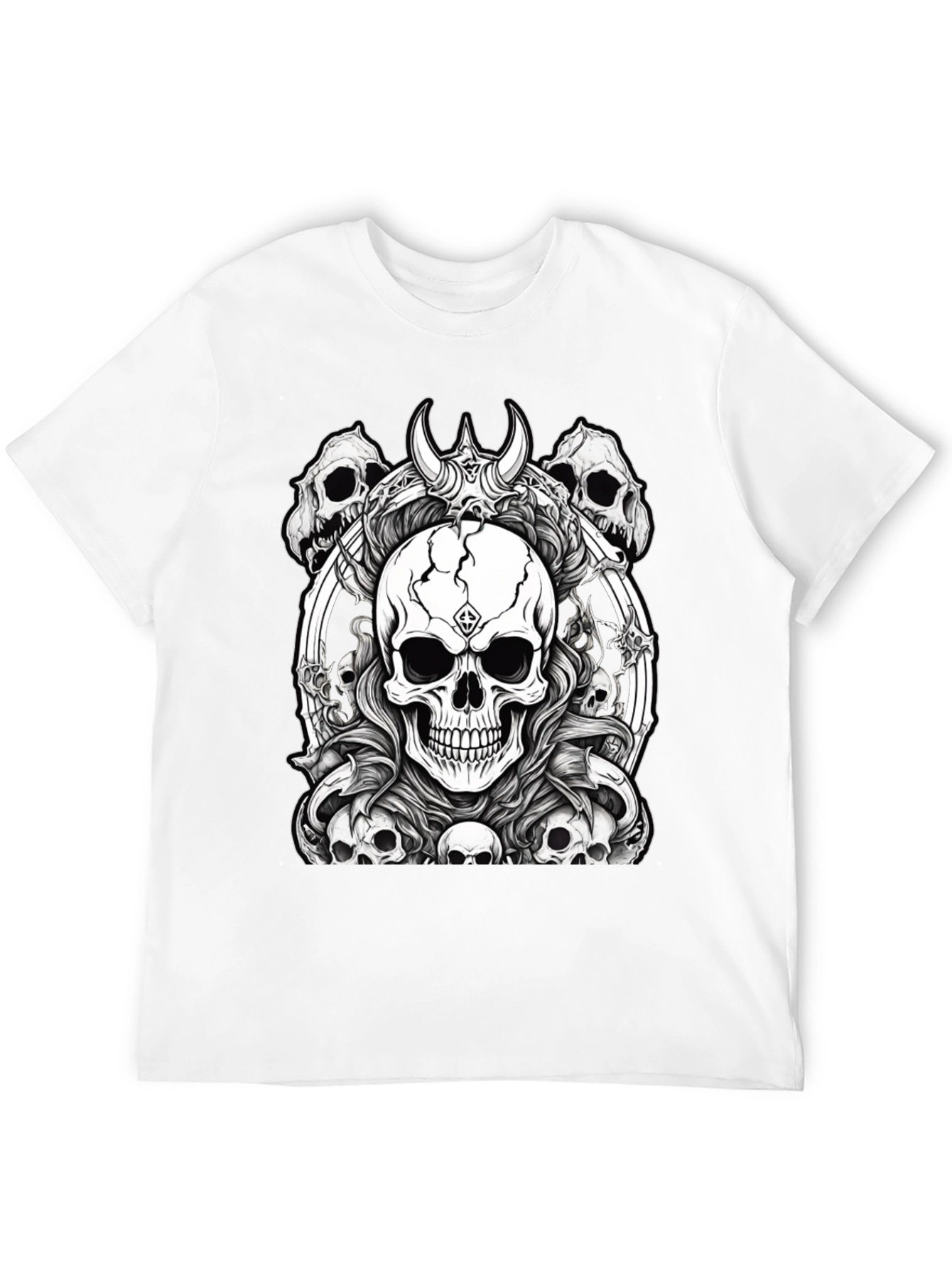 Skull T-Shirt - Gothic Horror Design