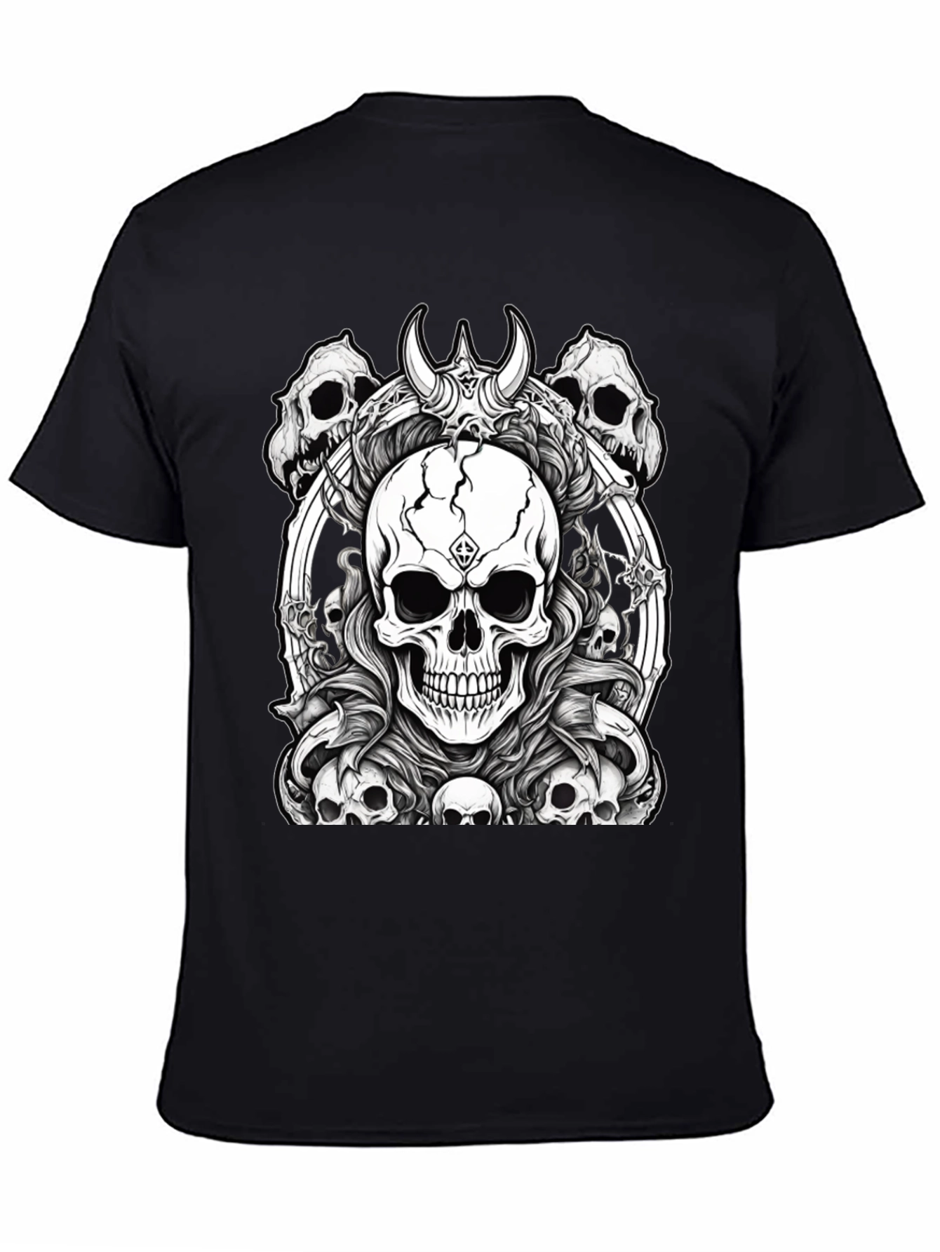 Skull T-Shirt - Gothic Horror Design