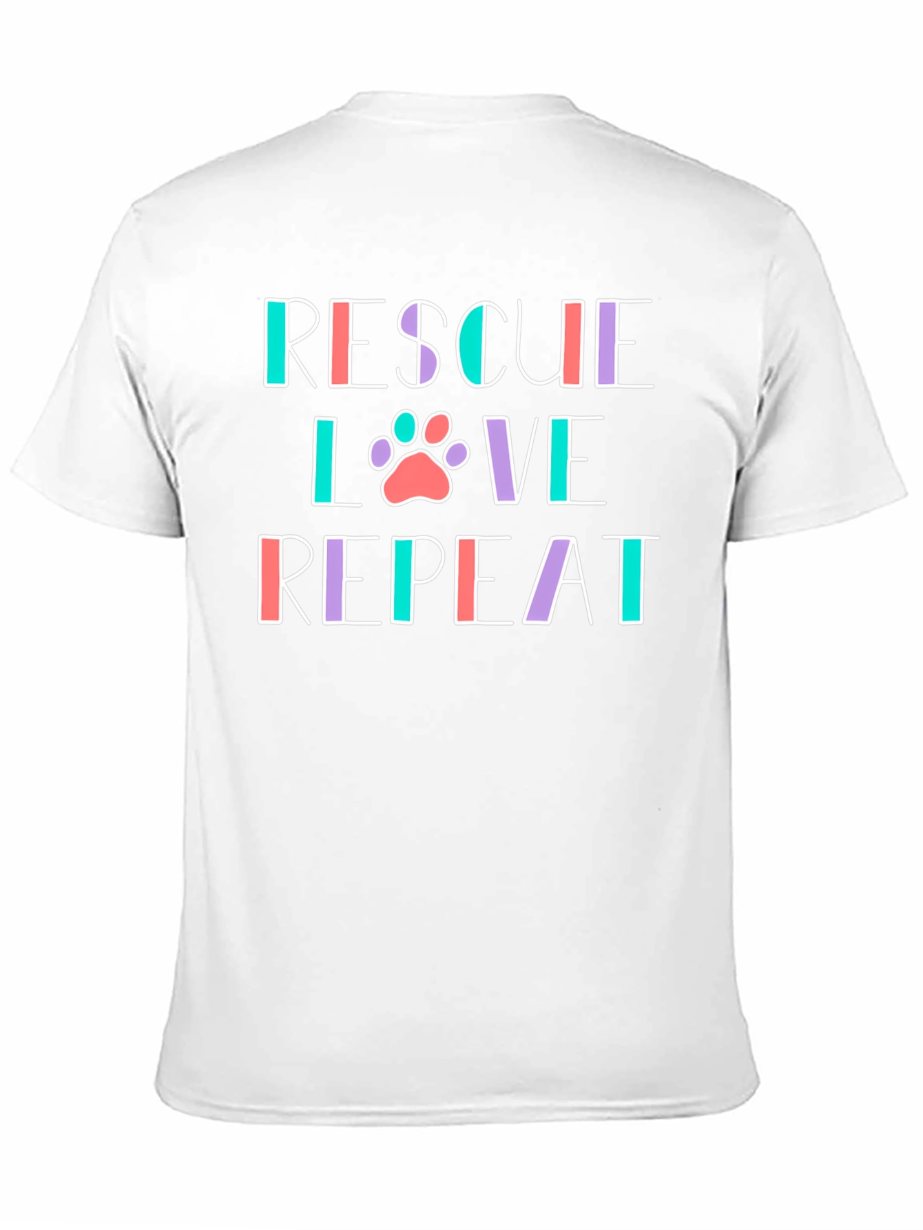 Rescue Love Repeat Graphic T-Shirt