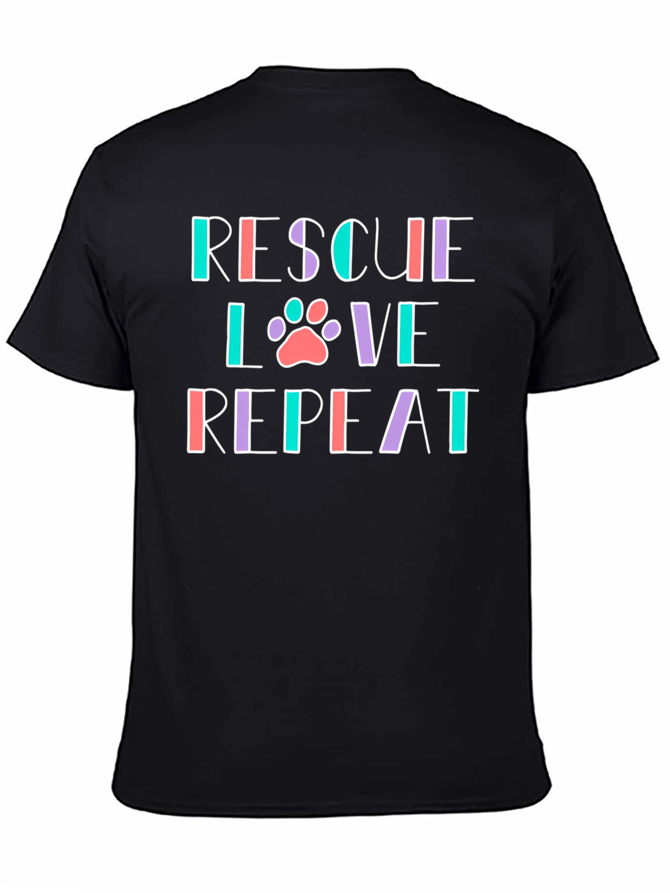 Rescue Love Repeat Graphic T-Shirt