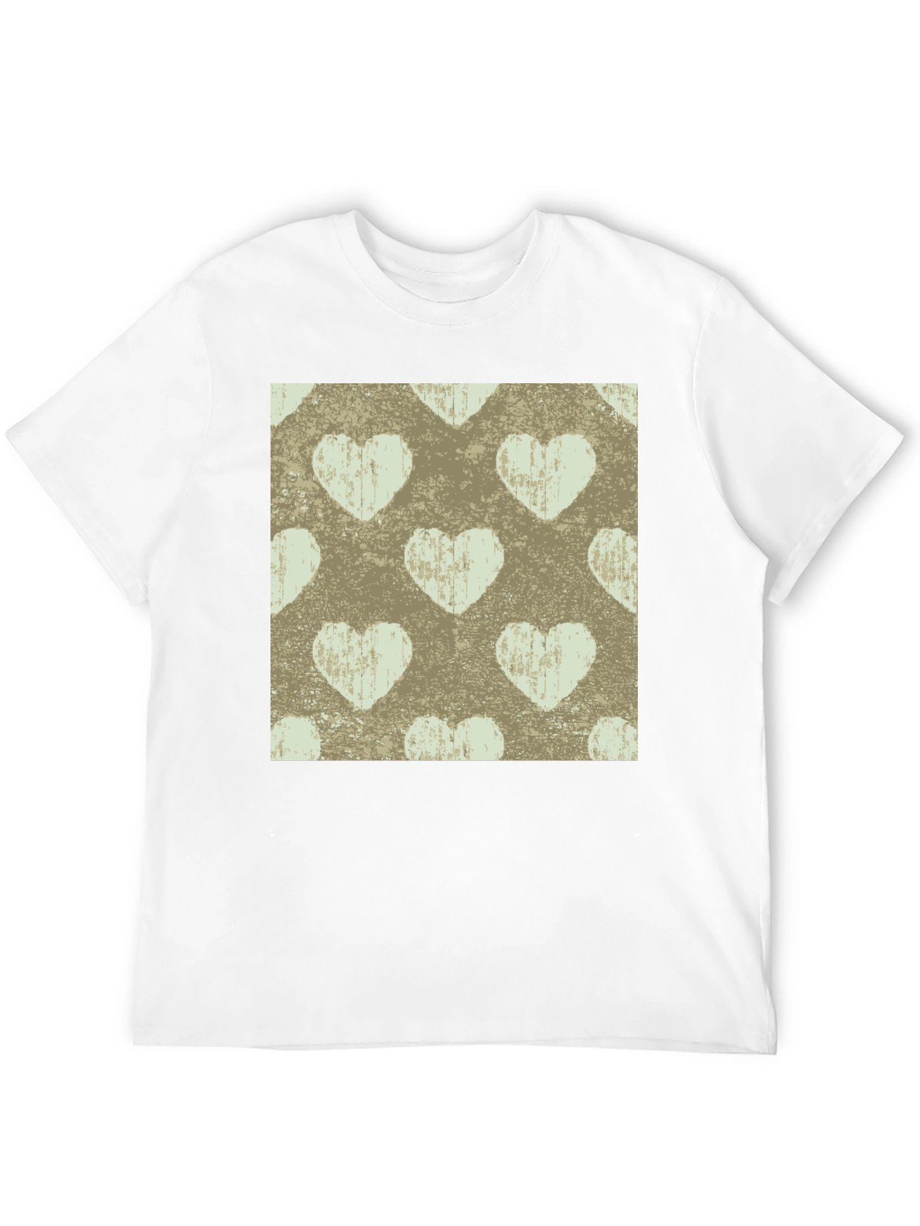 Heart Pattern Tee - Stylish & Comfortable